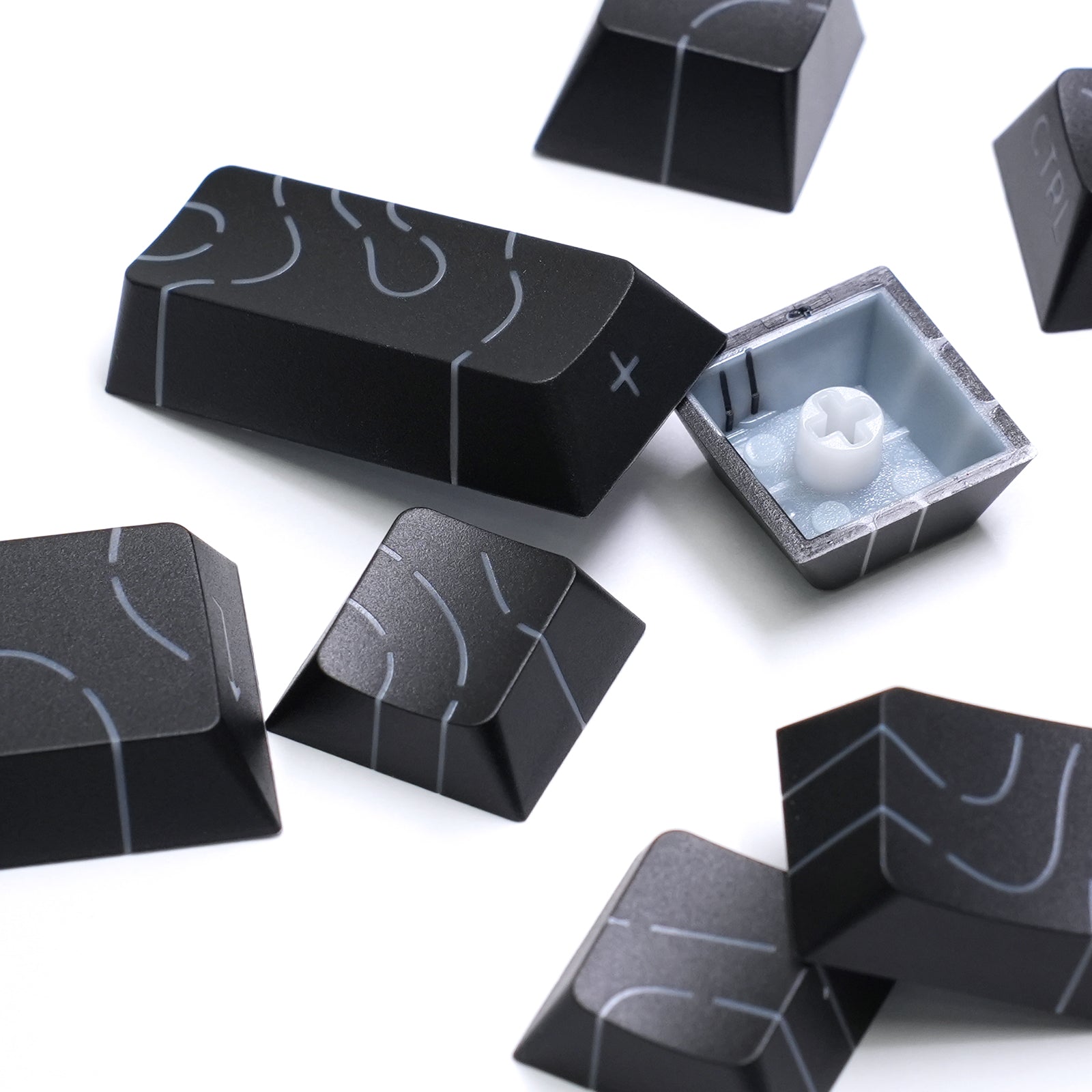 ATTACK SHARK SK06 135 toetsen, doorschijnende keycaps, ANSI/ISO