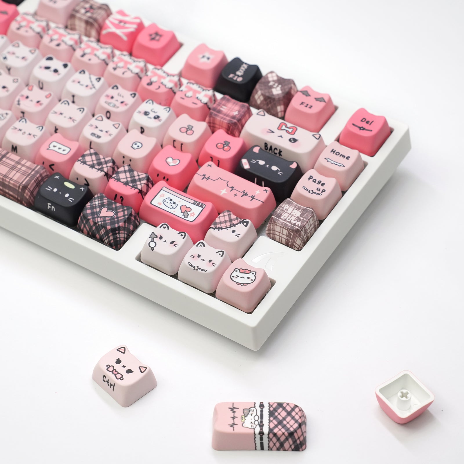 ATTACK SHARK SK05 118/119 toetsen, PBT-keycaps, MOA, ANSI