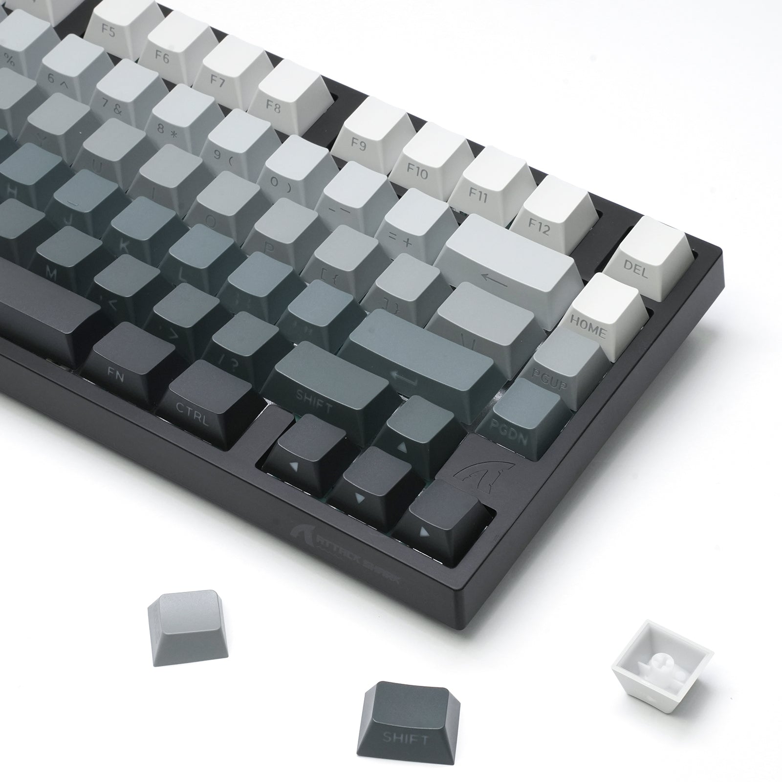 ATTACK SHARK SK06 135 toetsen, doorschijnende keycaps, ANSI/ISO