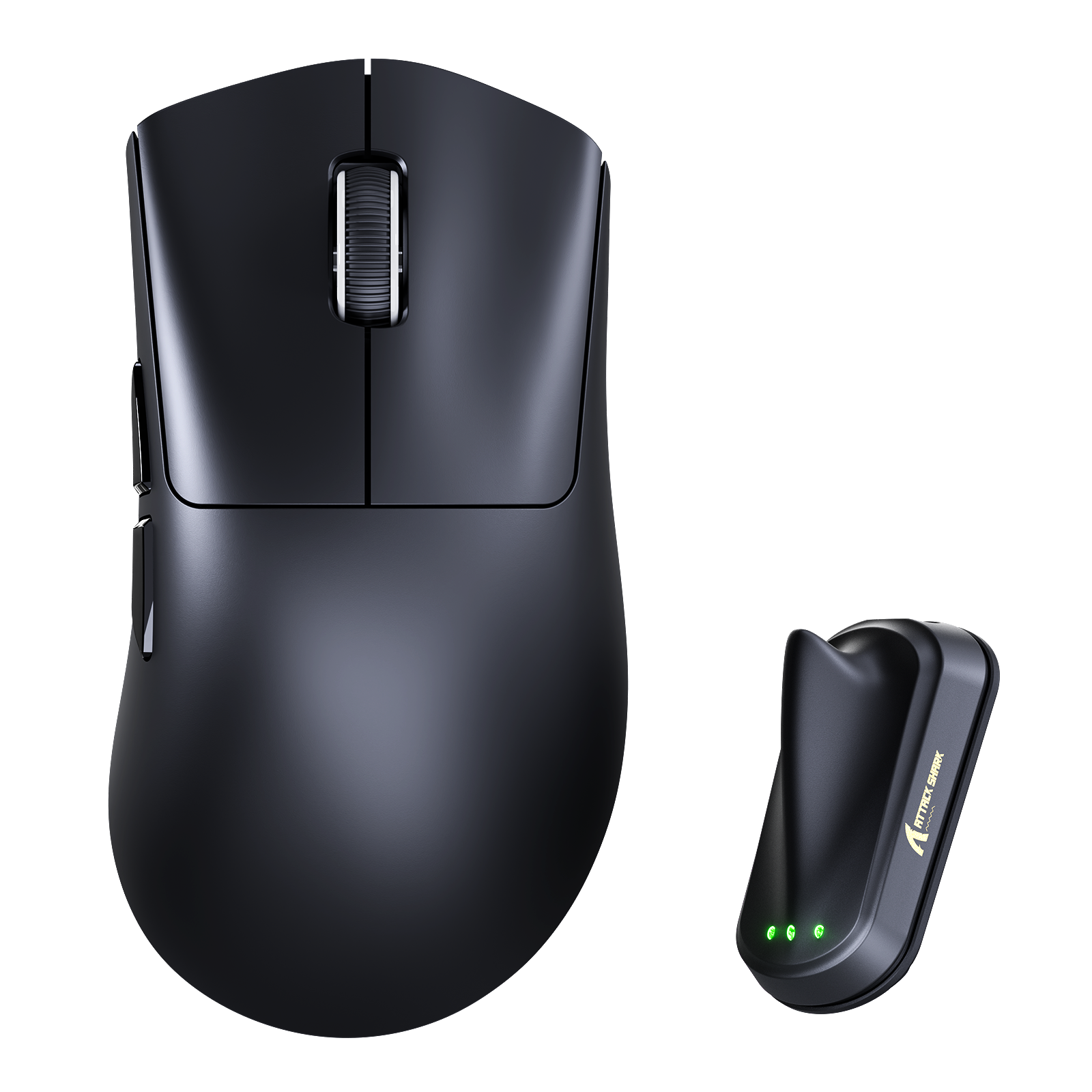 ATTACK SHARK V8 Ultra-Lichte Ergonomische Draadloze Gaming Muis