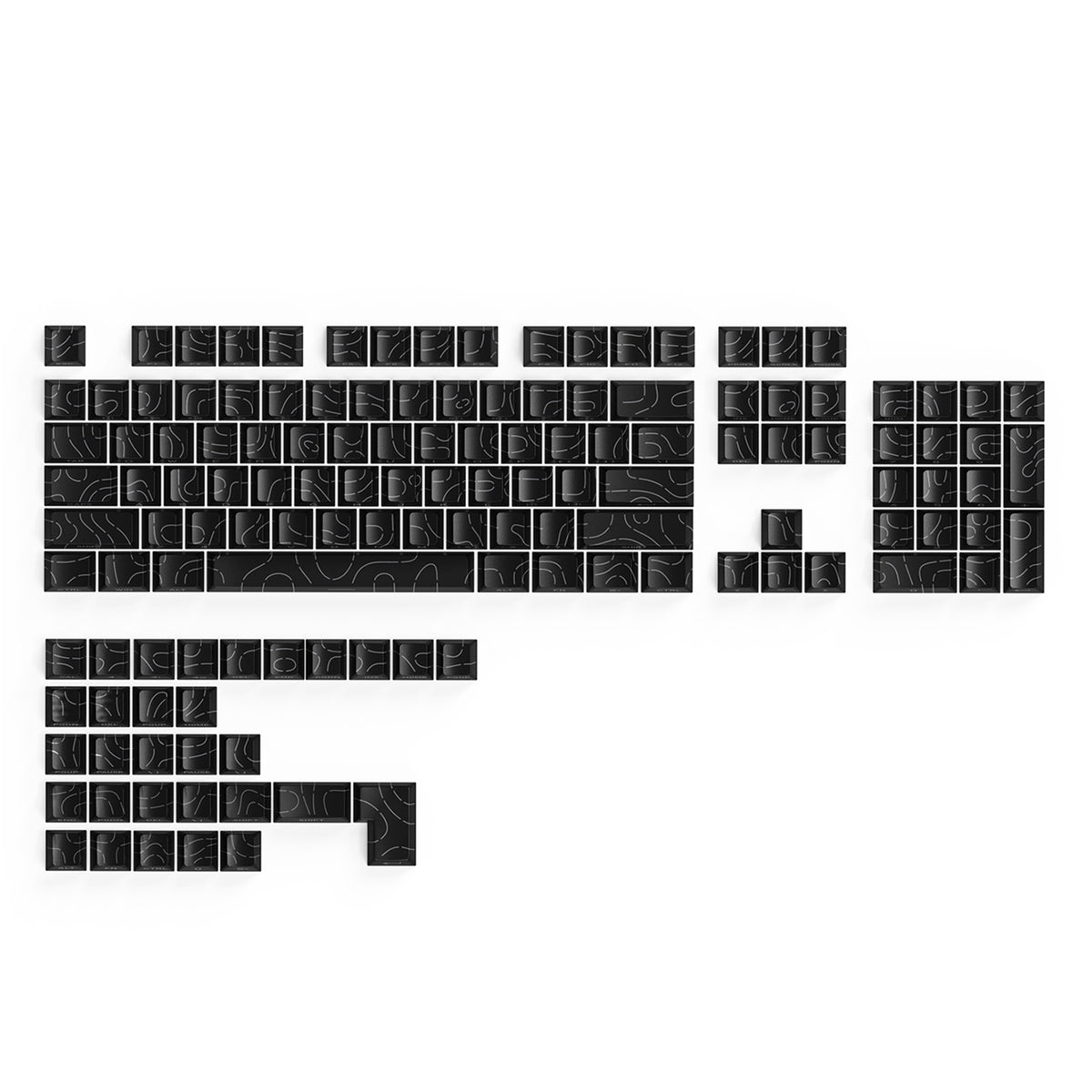 ATTACK SHARK SK06 135 toetsen, doorschijnende keycaps, ANSI/ISO