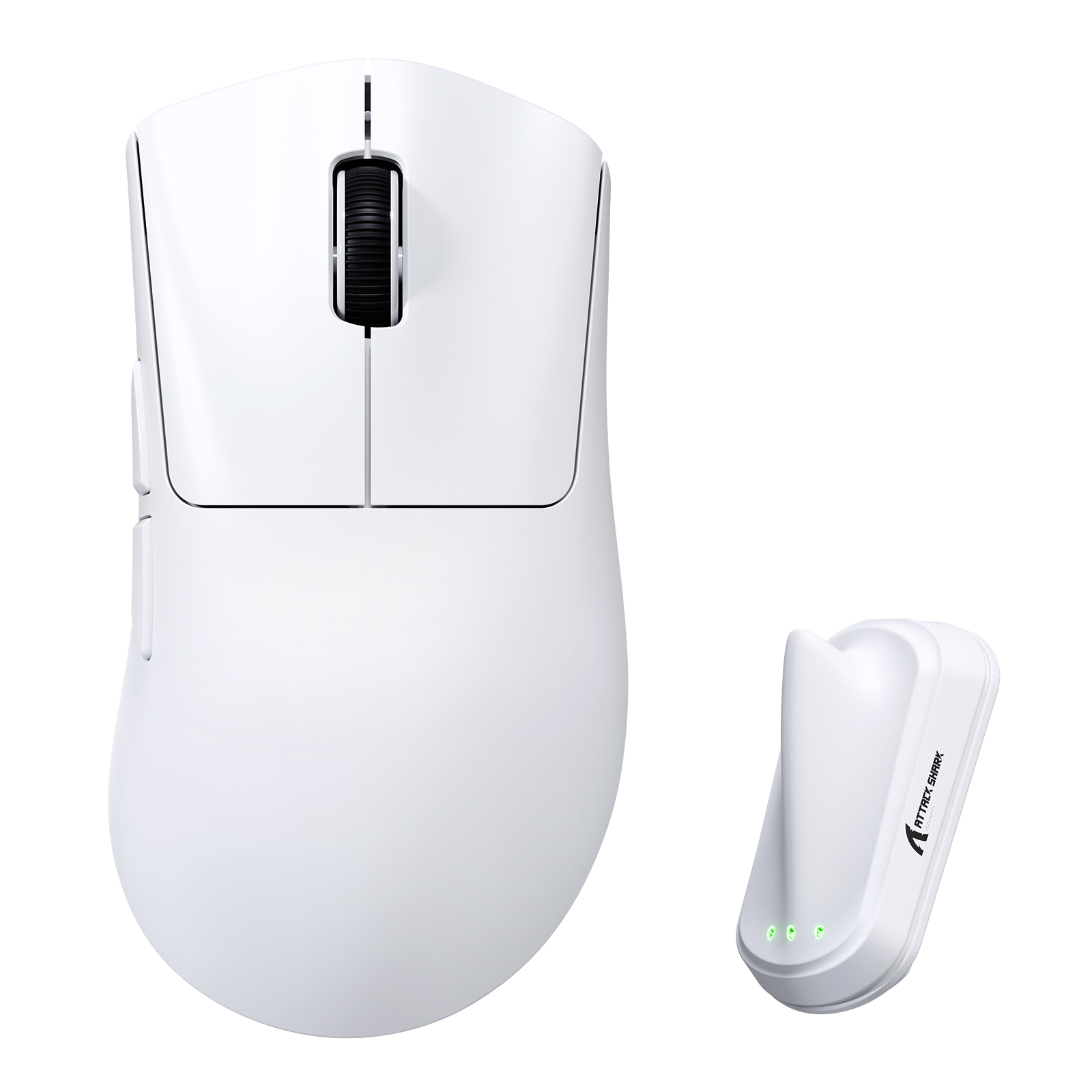 ATTACK SHARK V8 Ultra-Lichte Ergonomische Draadloze Gaming Muis