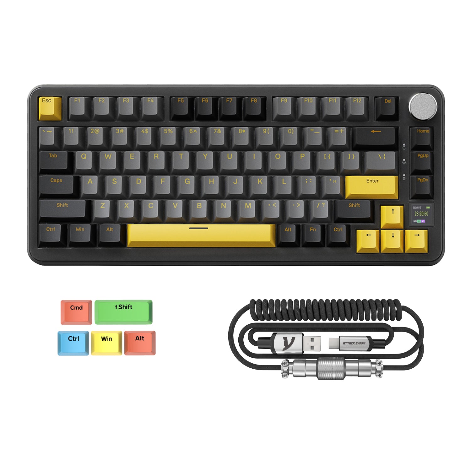 ATTACK SHARK X85PRO Tri-mode Gasket Mechanical Keyboard