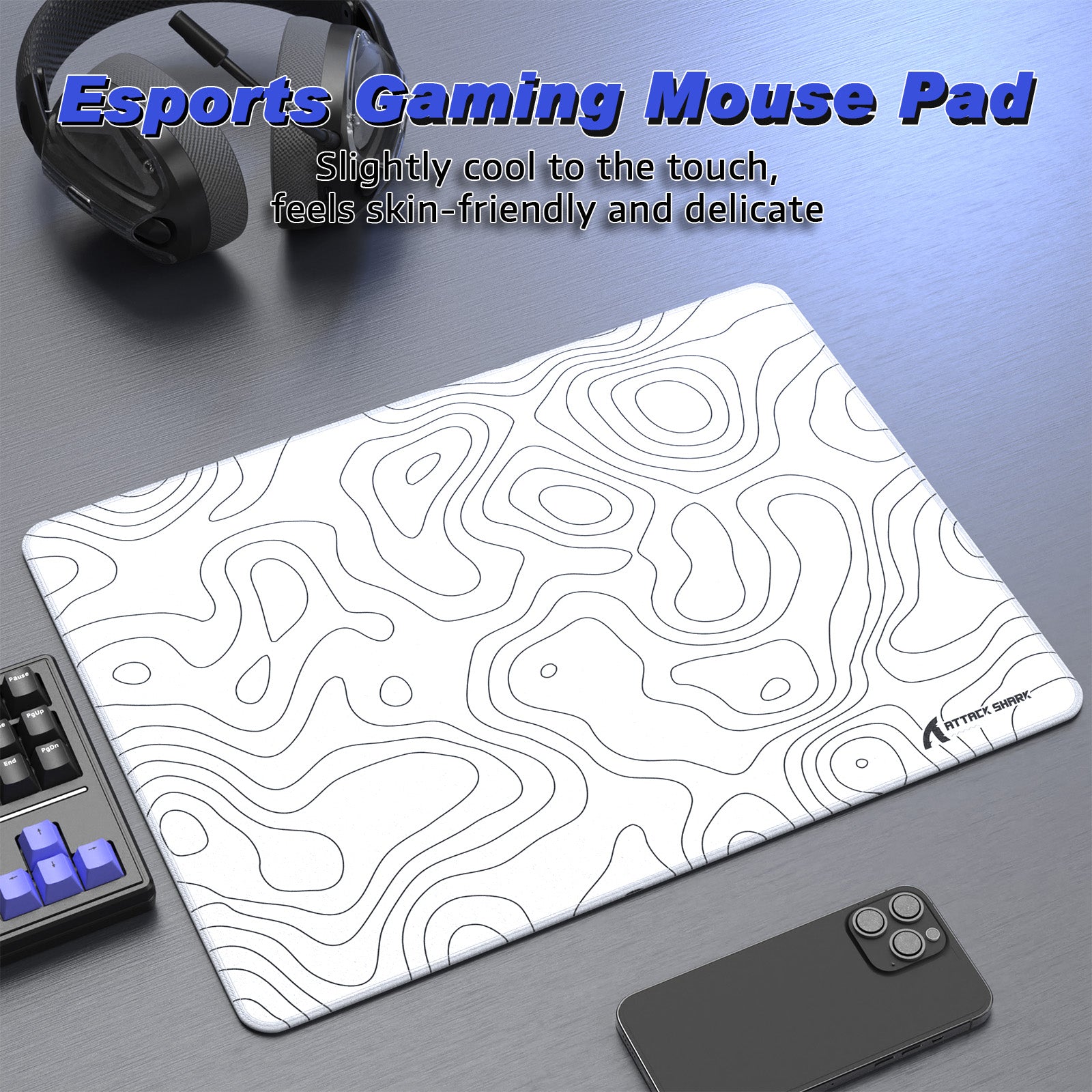 ATTACK SHARK CM02SE eSport Gaming Muismat (410x310x4 MM)