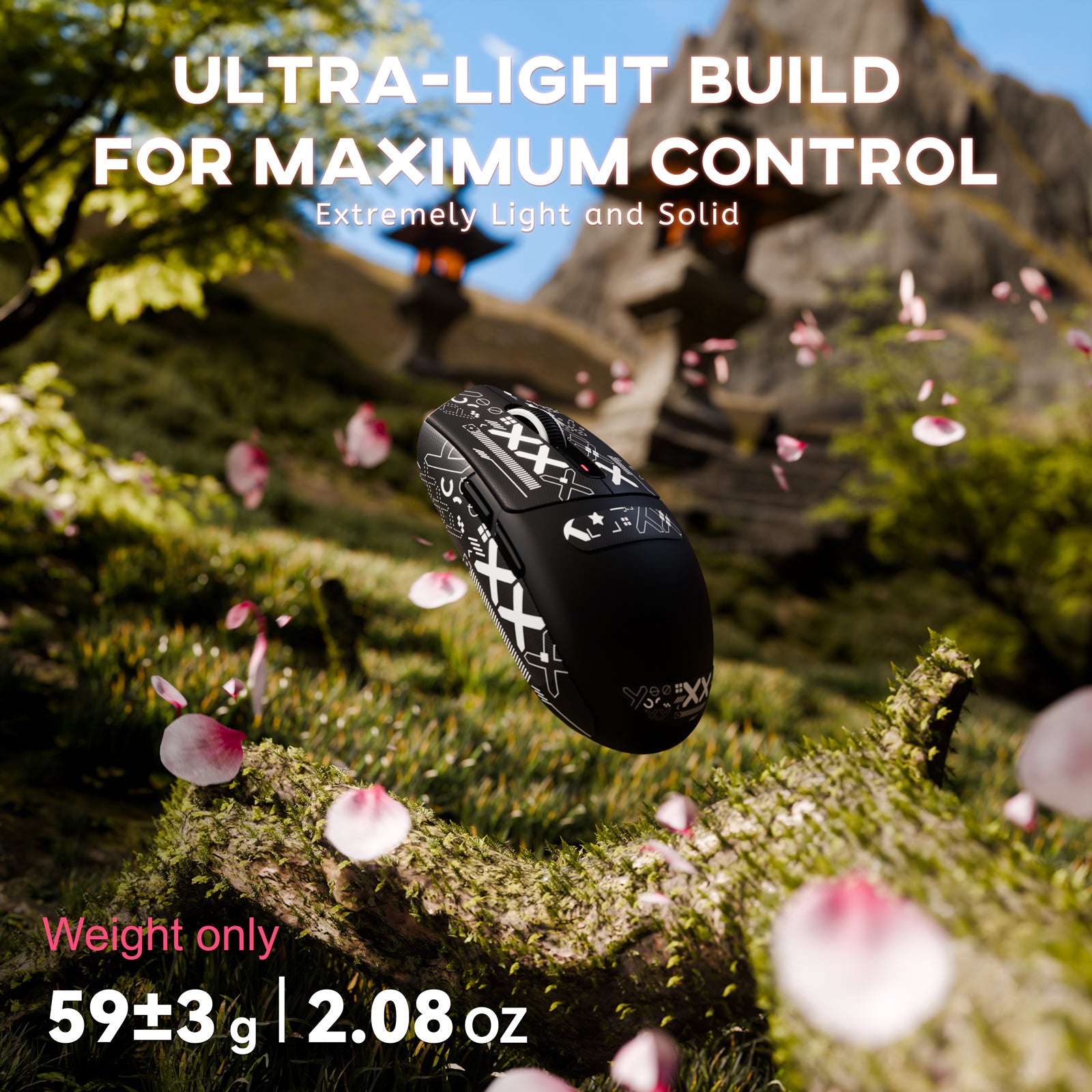 ATTACK SHARK G3 Tri-mode Wireless Gaming Mouse 25000 DPI Ultra Lightweight