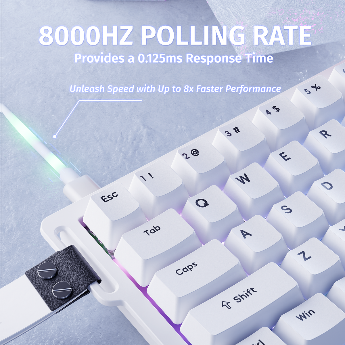 ATTACK SHARK X68 HE Snelle Trigger Toetsenbord Magnetische Schakelaar