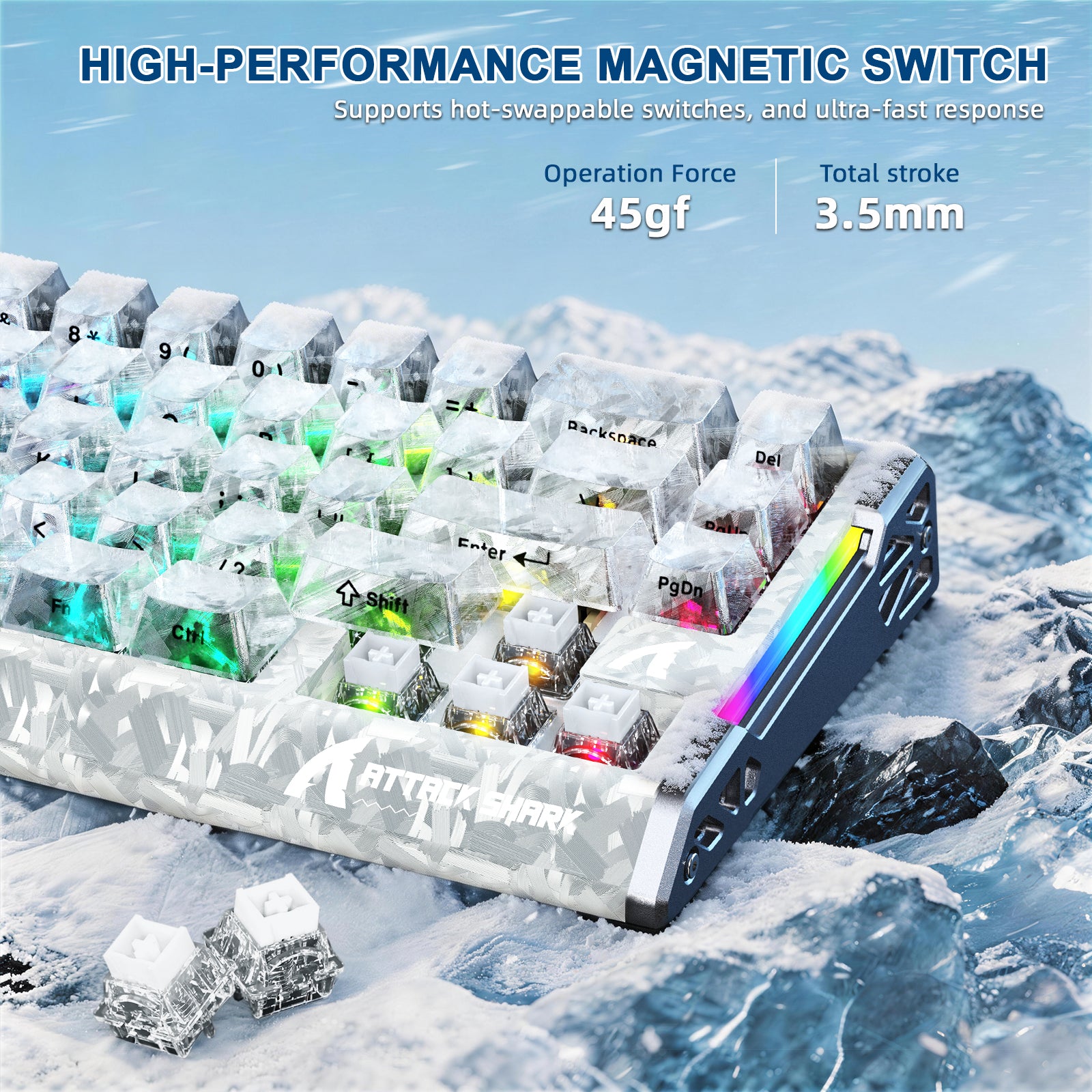 ATTACK SHARK R68 HE & R5 ULTRA Carbon Fiber Gaming Bundel