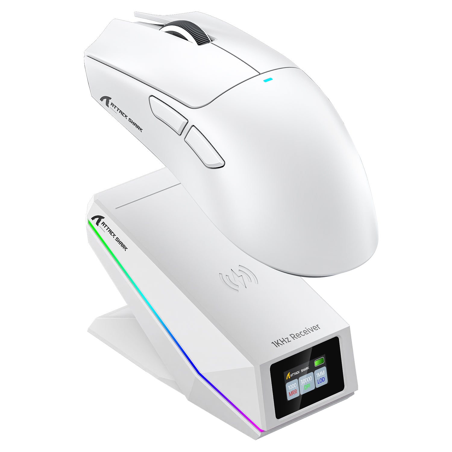 ATTACK SHARK X11 PRO V2 Draadloze Gaming Muis met TFT Display Oplaadstation met C06 Opgerolde Kabel
