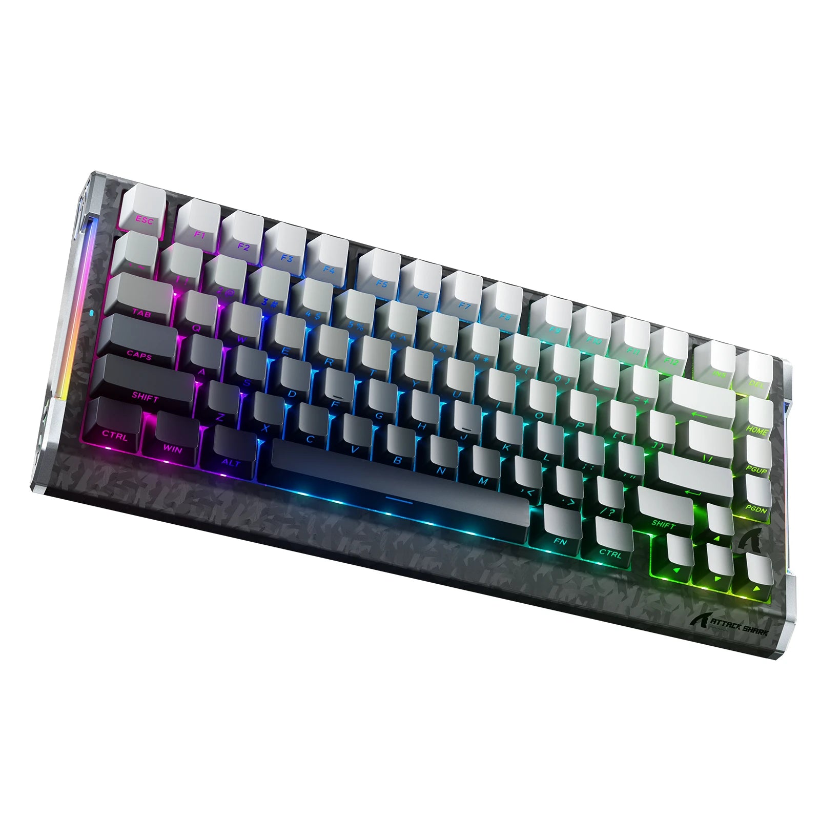 ATTACK SHARK R86 HE-toetsenbord met koolstofvezel, snelle trigger en magnetische schakelaars