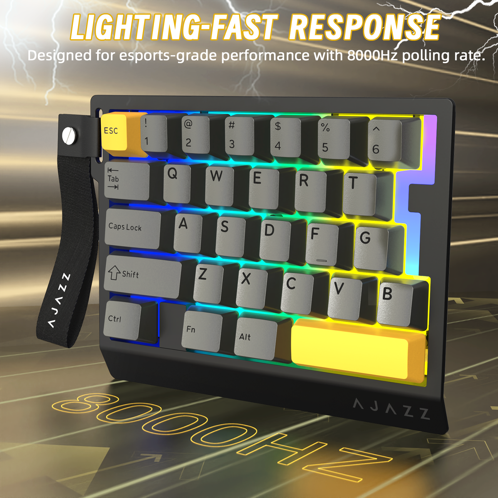 ATTACK SHARK X AJAZZ AK029 Bedraad Eenhandig Gaming Toetsenbord