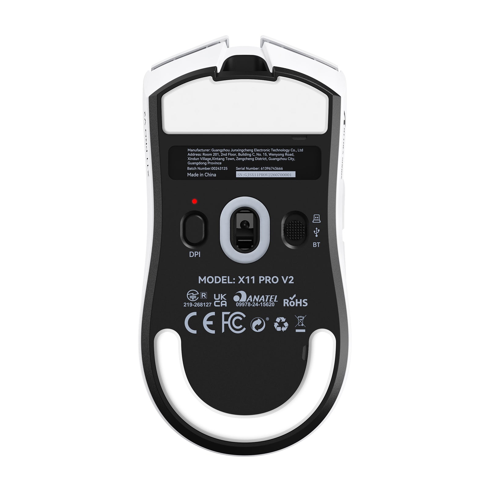 ATTACK SHARK X11 PRO V2 Draadloze Gaming Muis met TFT Display Oplaadstation