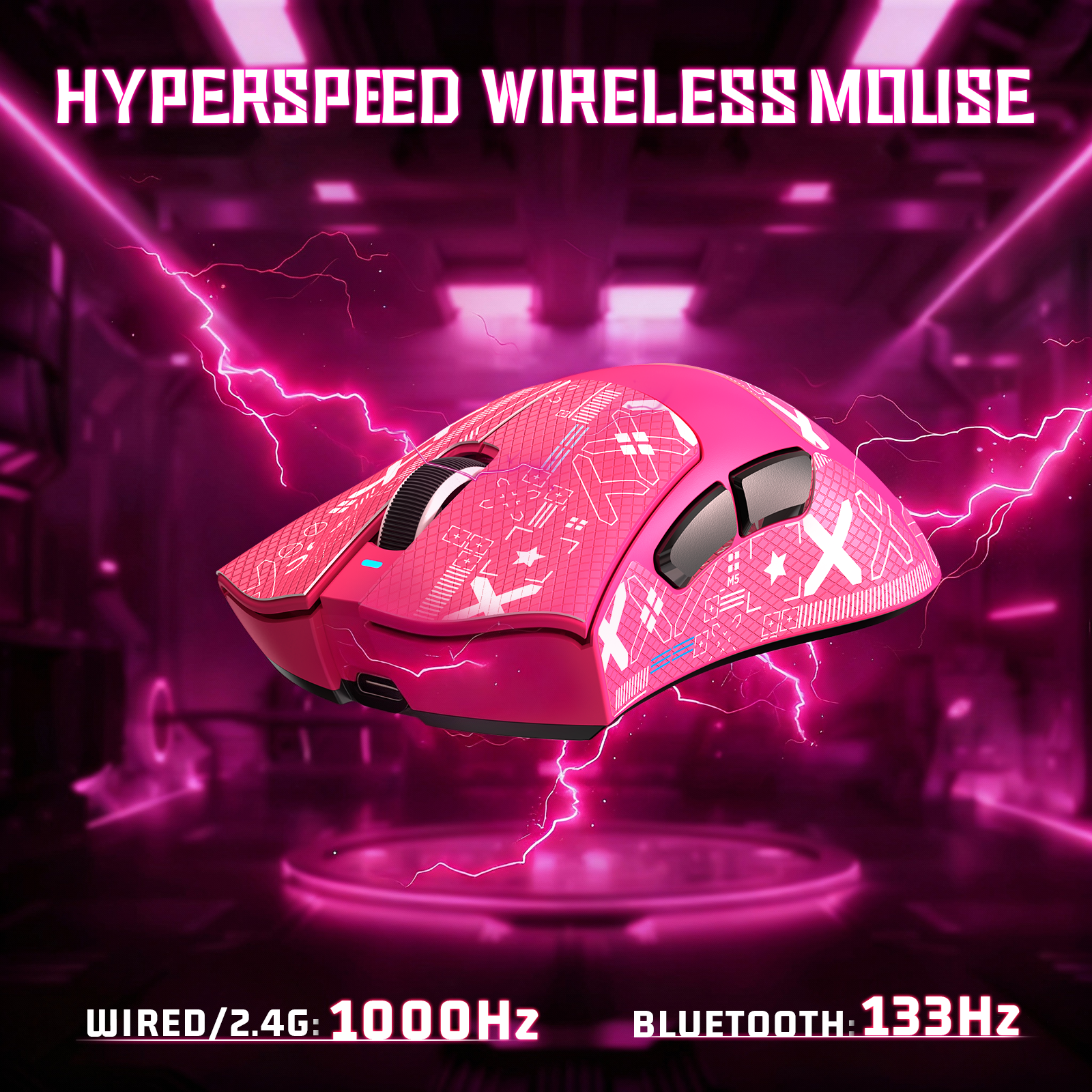 ATTACK SHARK V3 Ultra-Lichte Driemodi Gaming Muis