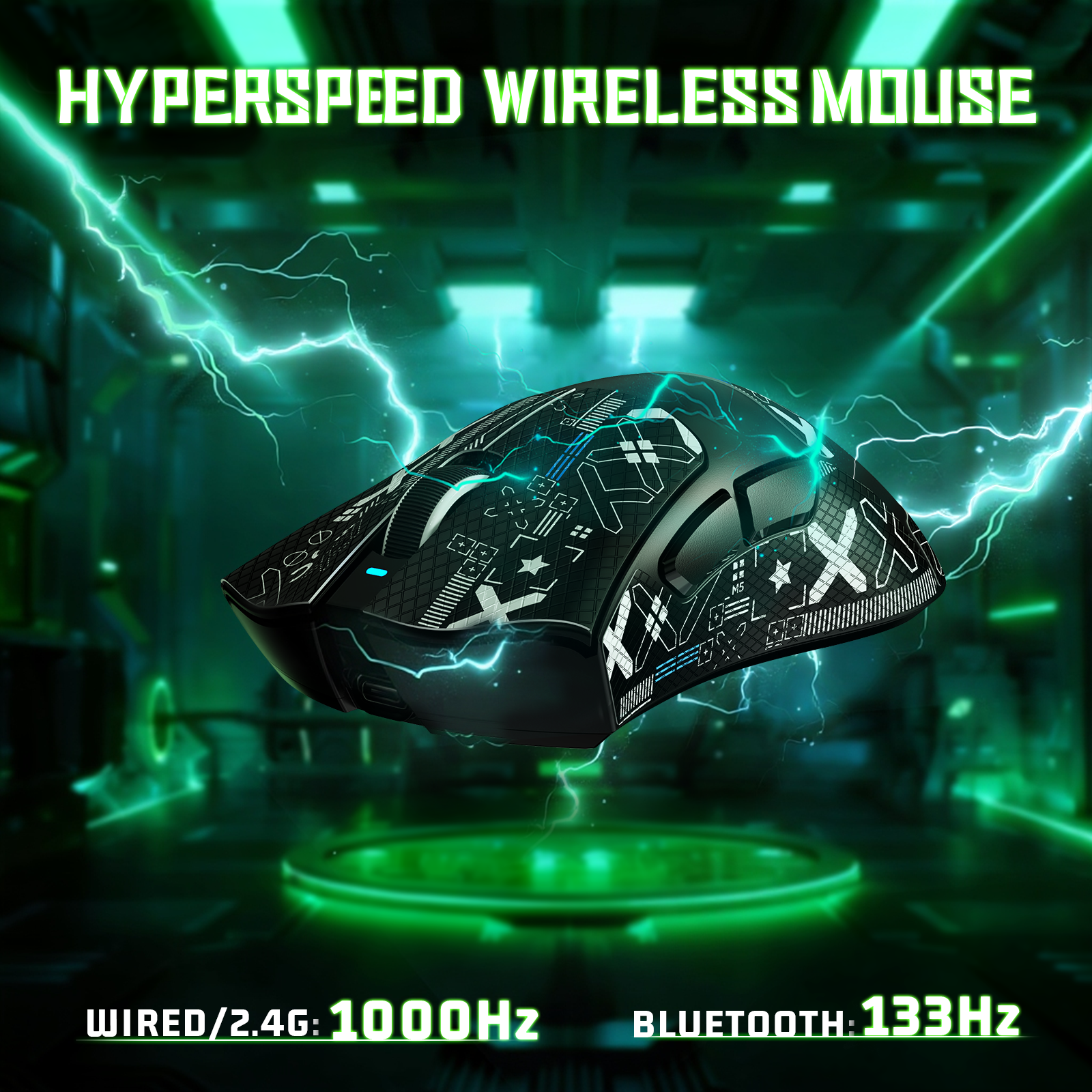 ATTACK SHARK V3 Ultra-Lichte Driemodi Gaming Muis