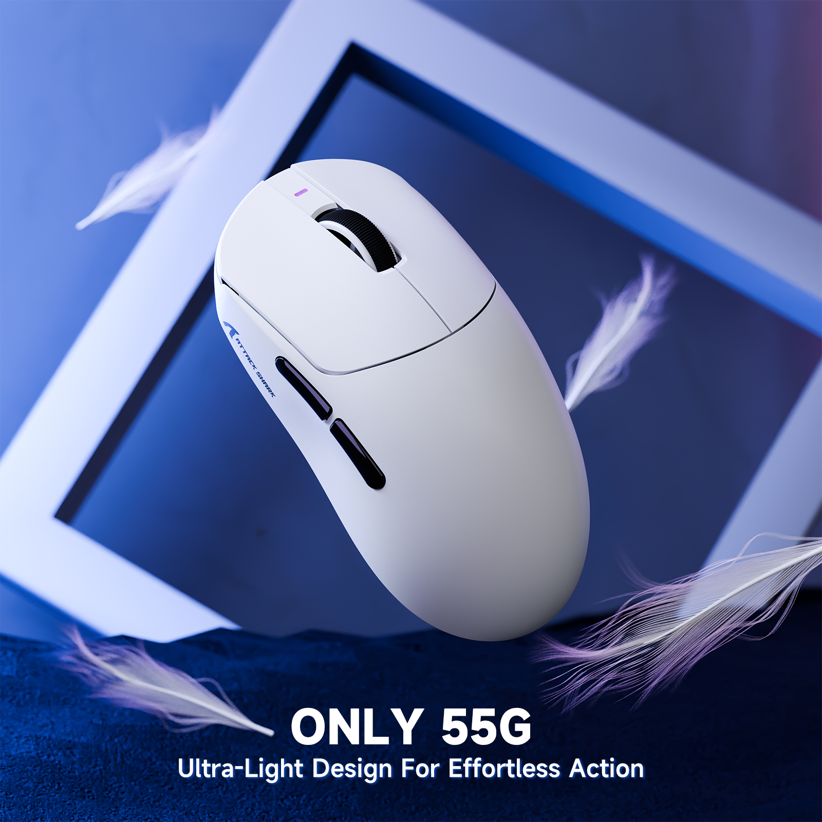ATTACK SHARK X8PRO Ultra-Lichte Draadloze Gaming Muis & C06ULTRA Kabel