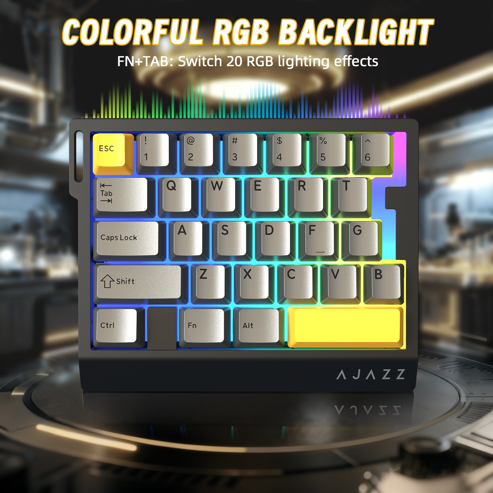ATTACK SHARK X AJAZZ AK029 Bedraad Eenhandig Gaming Toetsenbord