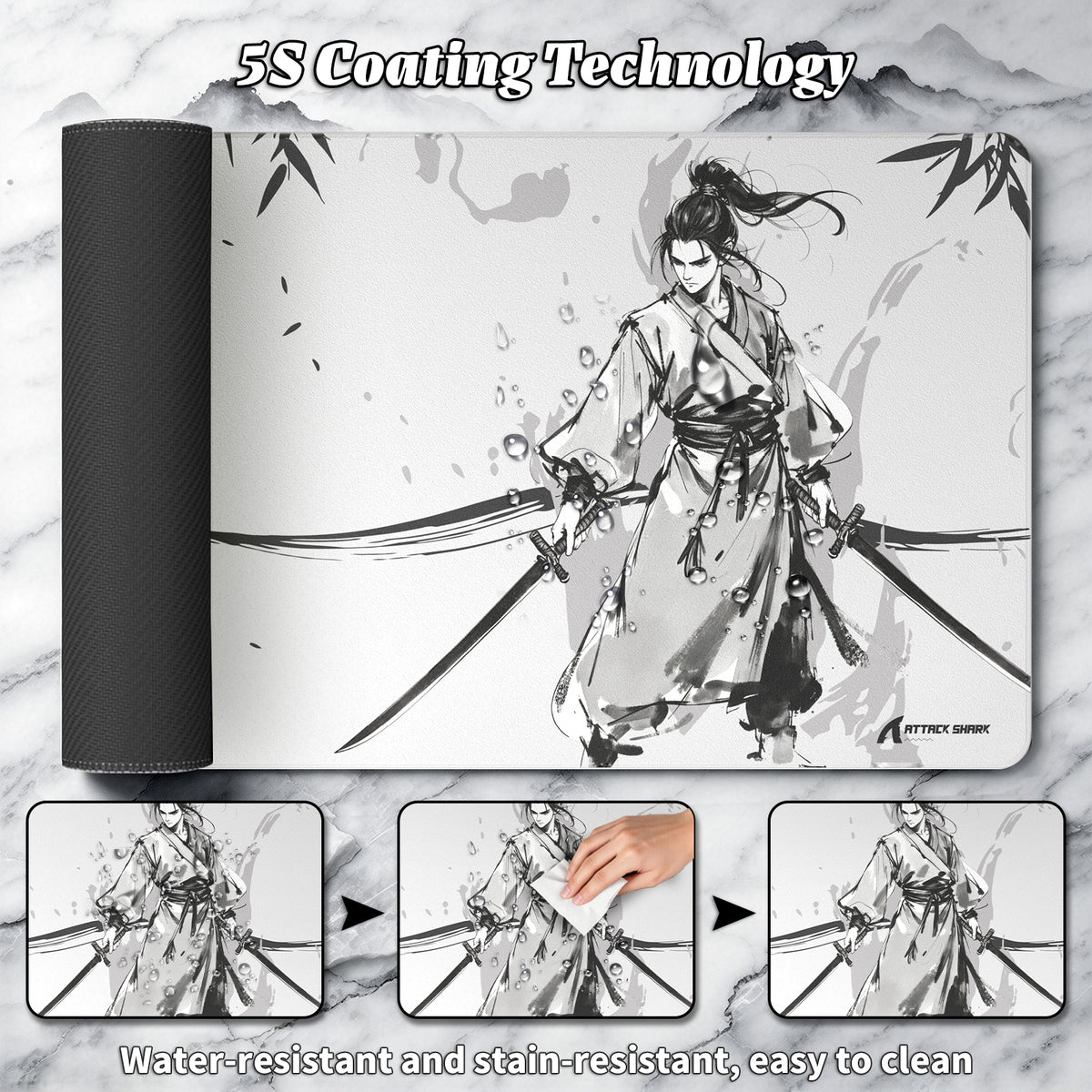 ATTACK SHARK CM02PRO eSport Gaming Muismat (900x400x4 MM)