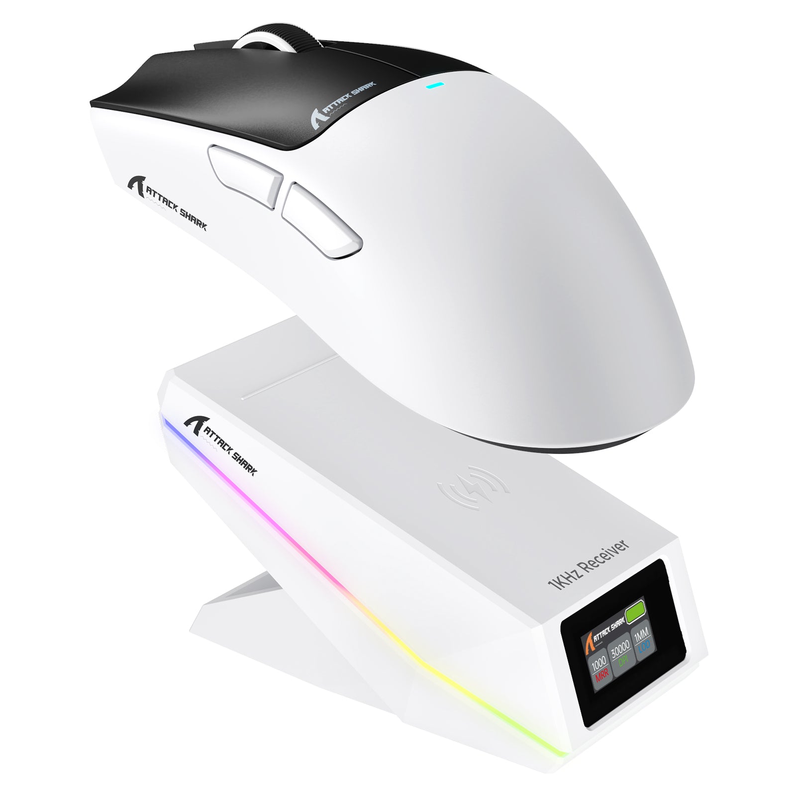 ATTACK SHARK X11 PRO V2 Draadloze Gaming Muis met TFT Display Oplaadstation