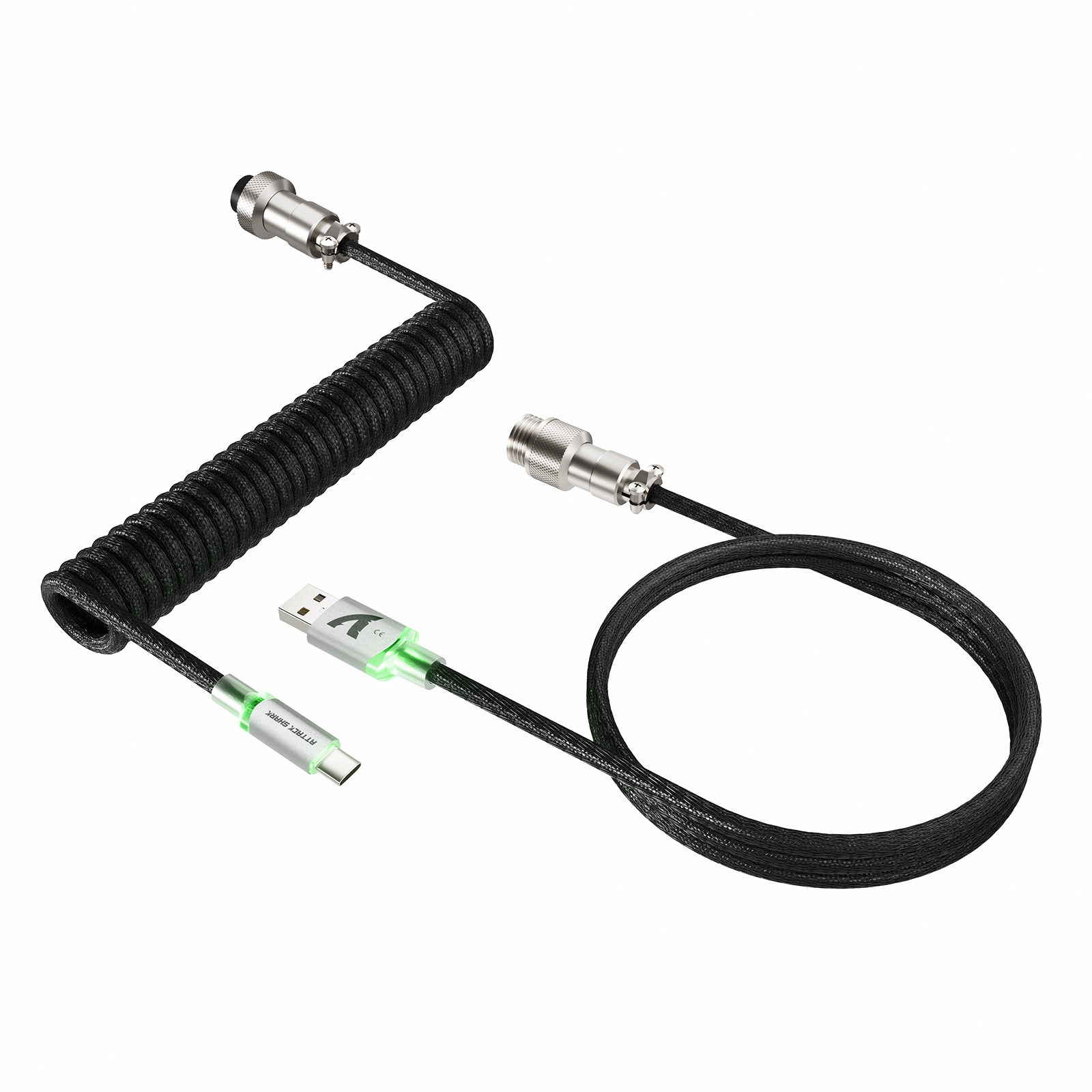 ATTACK SHARK C01ULTIMATE Opgerolde Kabel voor 8KHz Magnetisch Toetsenbord
