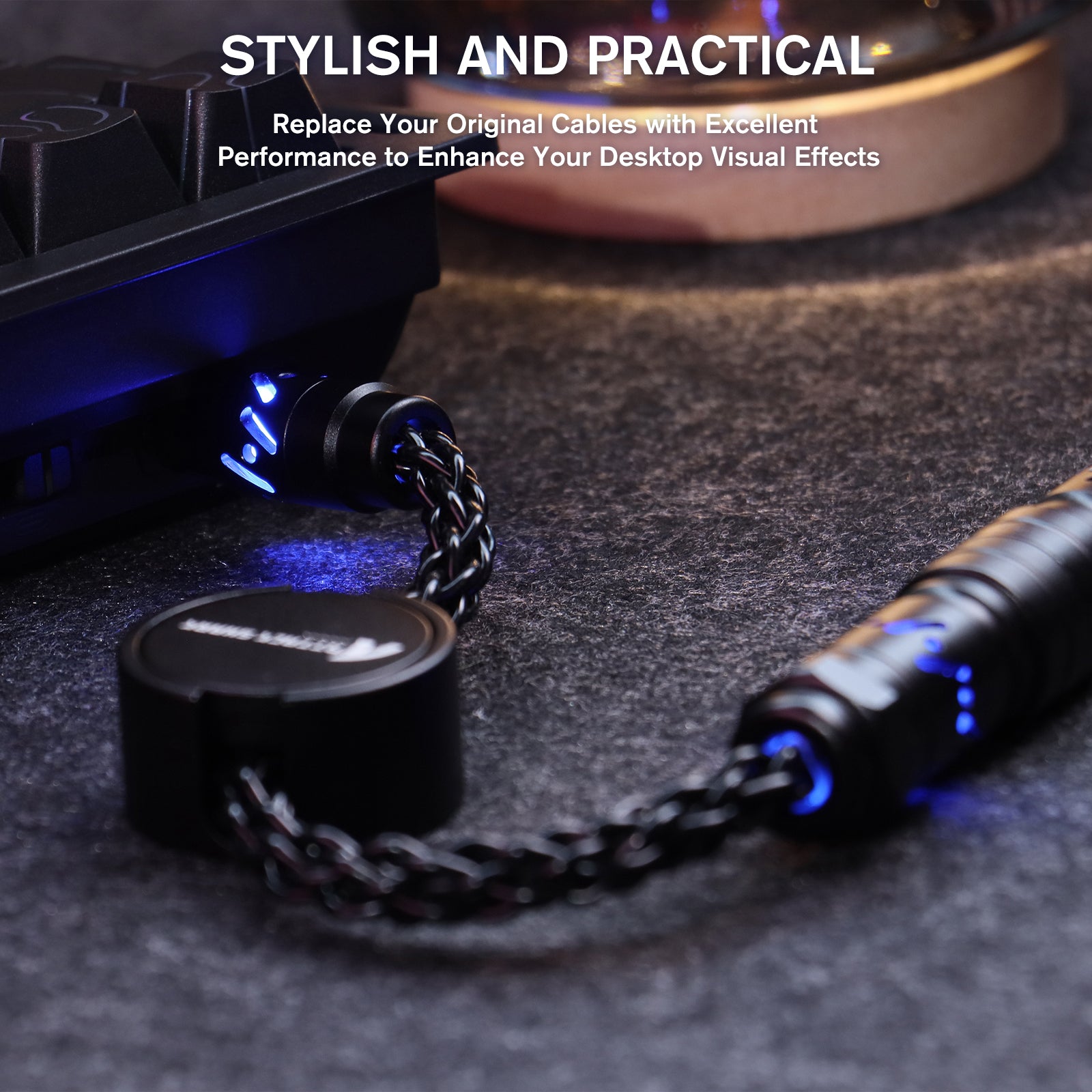 ATTACK SHARK C07 Aangepaste Aviator Kabel voor 8KHz Magnetisch Toetsenbord