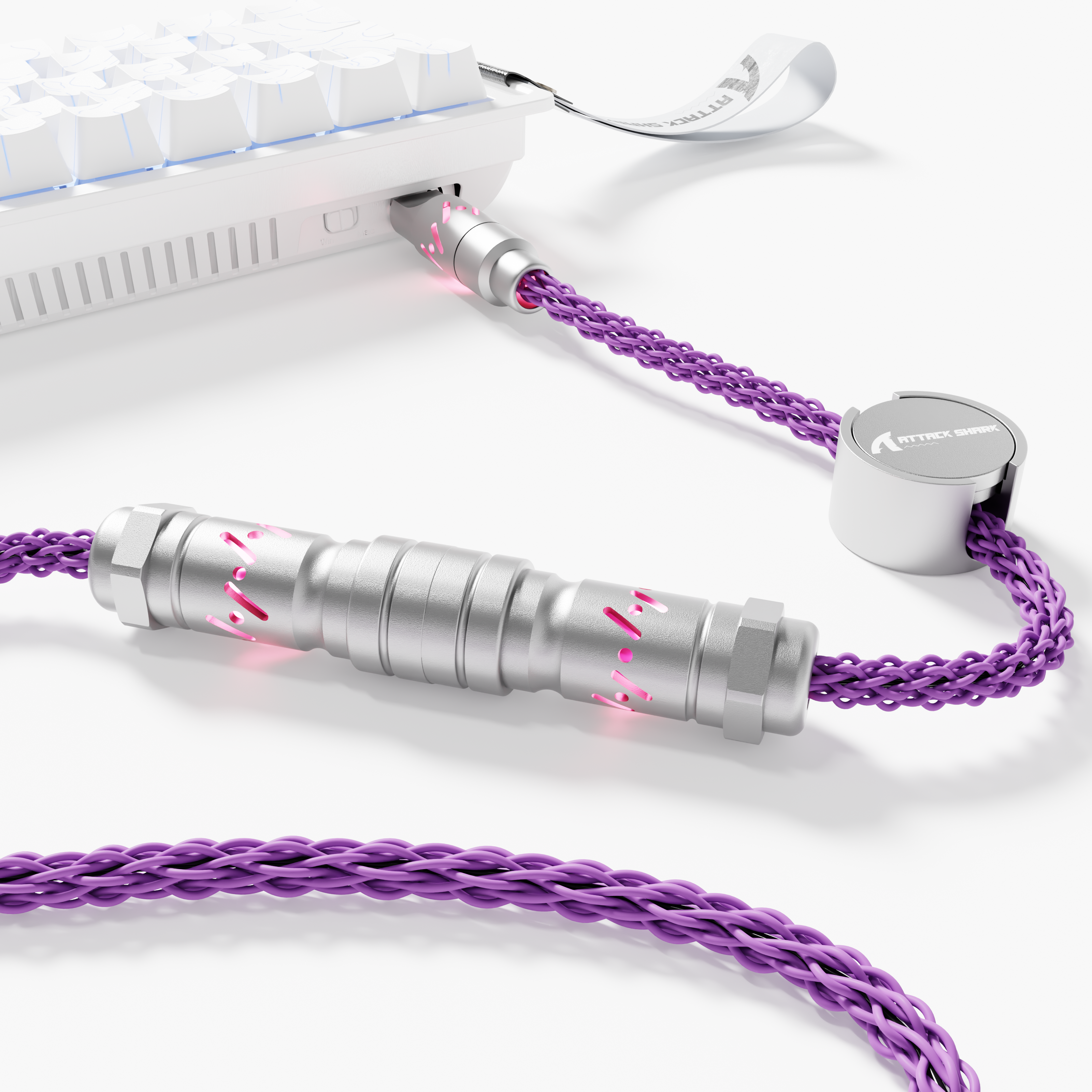 ATTACK SHARK C07 Aangepaste Aviator Kabel voor 8KHz Magnetisch Toetsenbord
