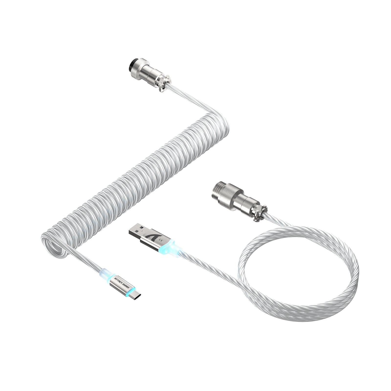 ATTACK SHARK C01Ultra Aangepaste Aviator Kabel voor 8KHz Magnetisch Toetsenbord