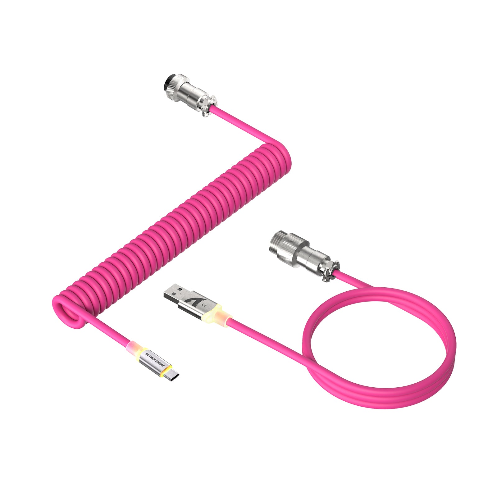 ATTACK SHARK C01Ultra Aangepaste Aviator Kabel voor 8KHz Magnetisch Toetsenbord