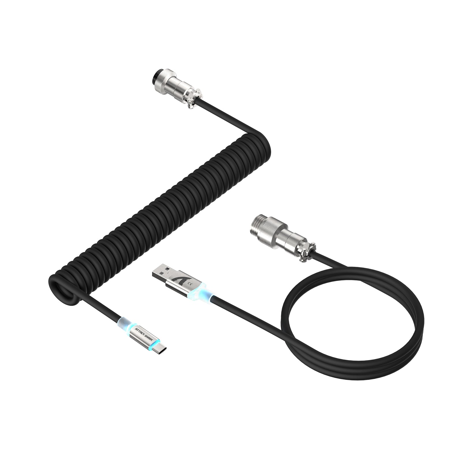 ATTACK SHARK C01Ultra Aangepaste Aviator Kabel voor 8KHz Magnetisch Toetsenbord