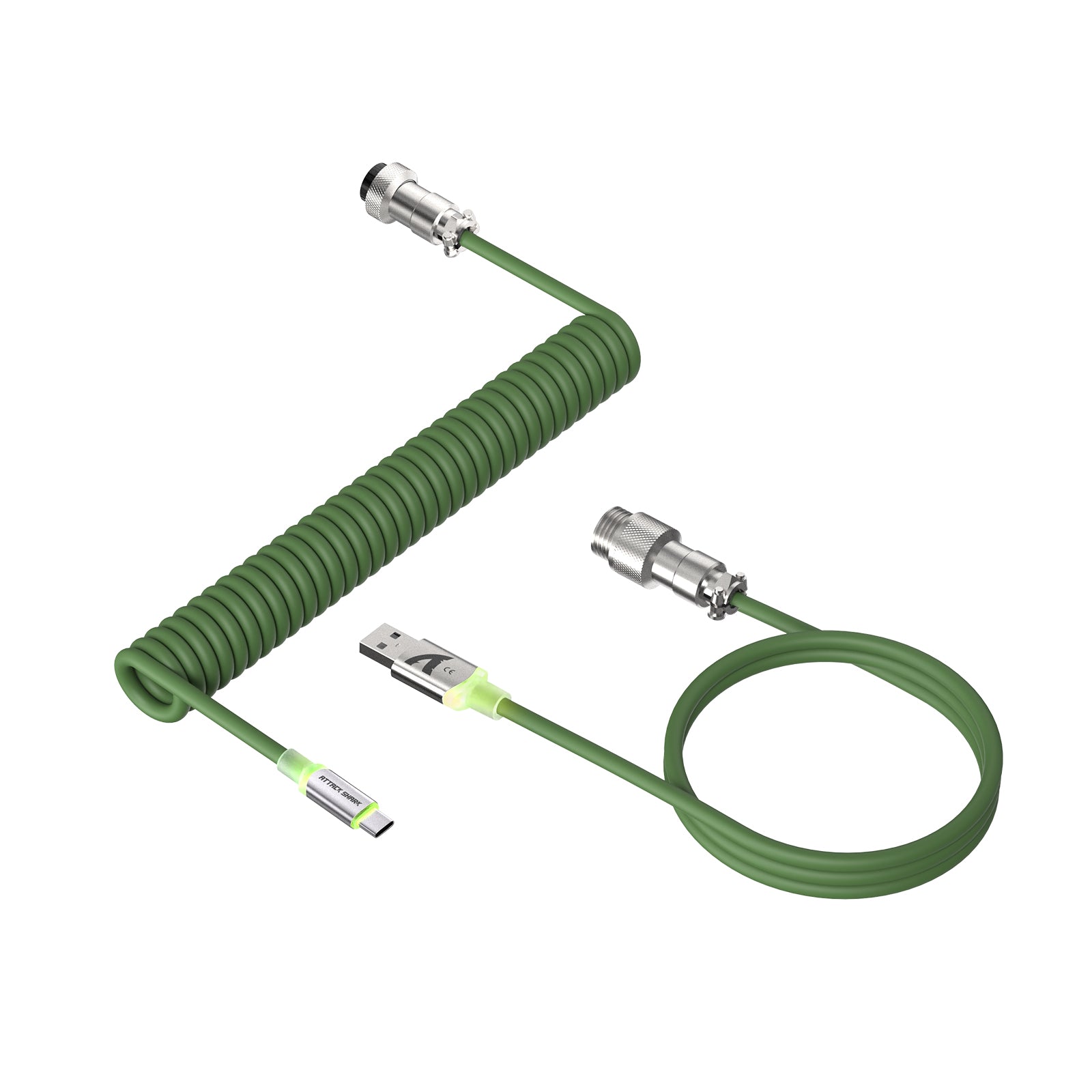 ATTACK SHARK C01Ultra Aangepaste Aviator Kabel voor 8KHz Magnetisch Toetsenbord
