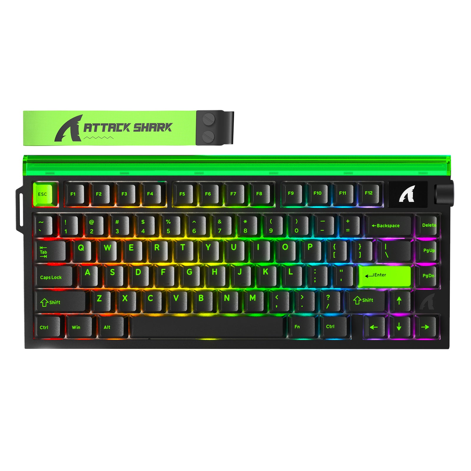 ATTACK SHARK R85 HE Rapid Trigger Keyboard Magnetic Switch with Custom Lightbox