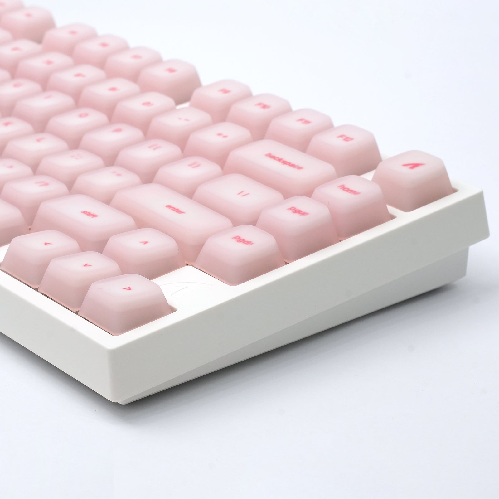 ATTACK SHARK SK01 113 toetsen siliconenkeycaps, Cherry-profiel, ANSI, roze