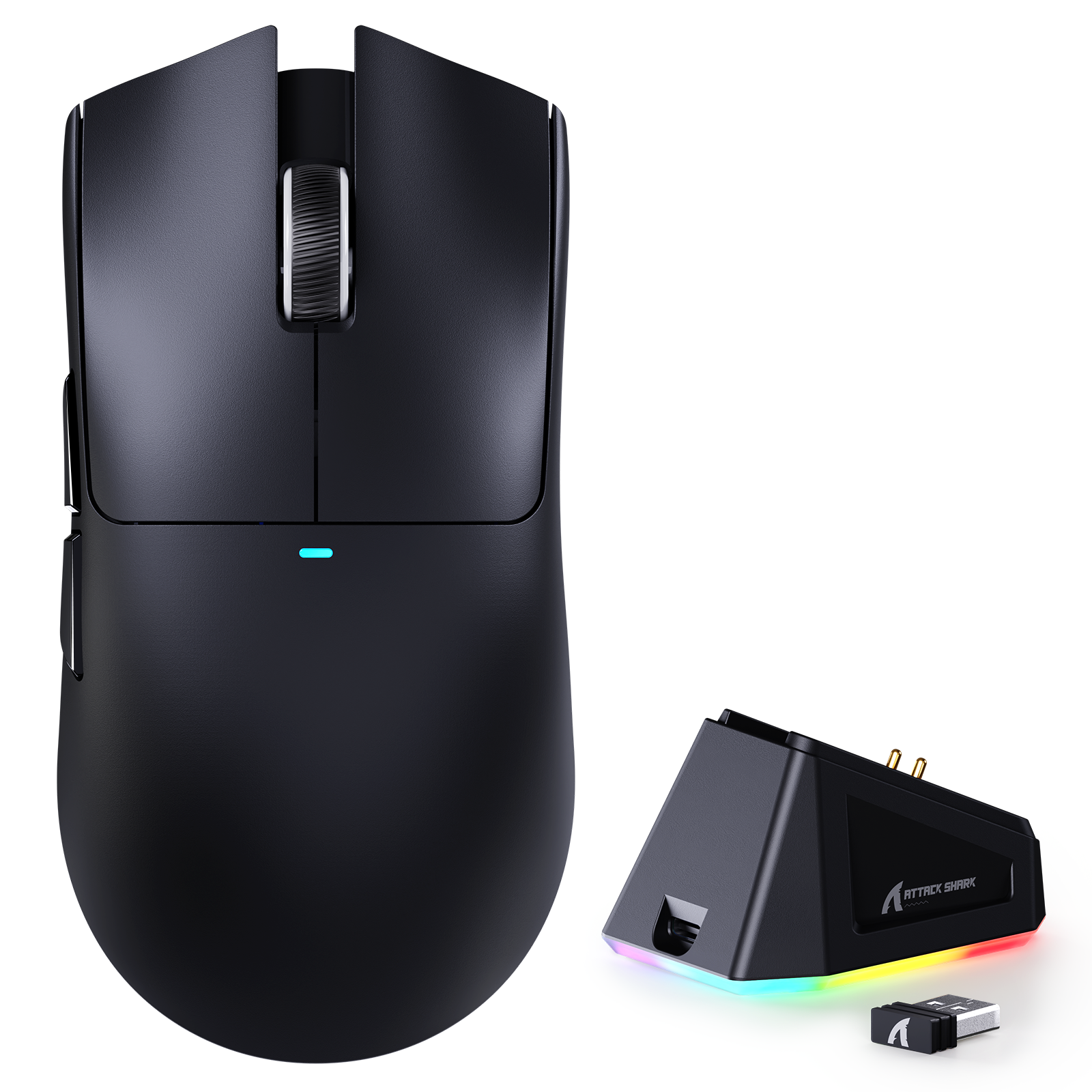 ATTACK SHARK X11 Draadloze Gaming Muis met Oplaaddock