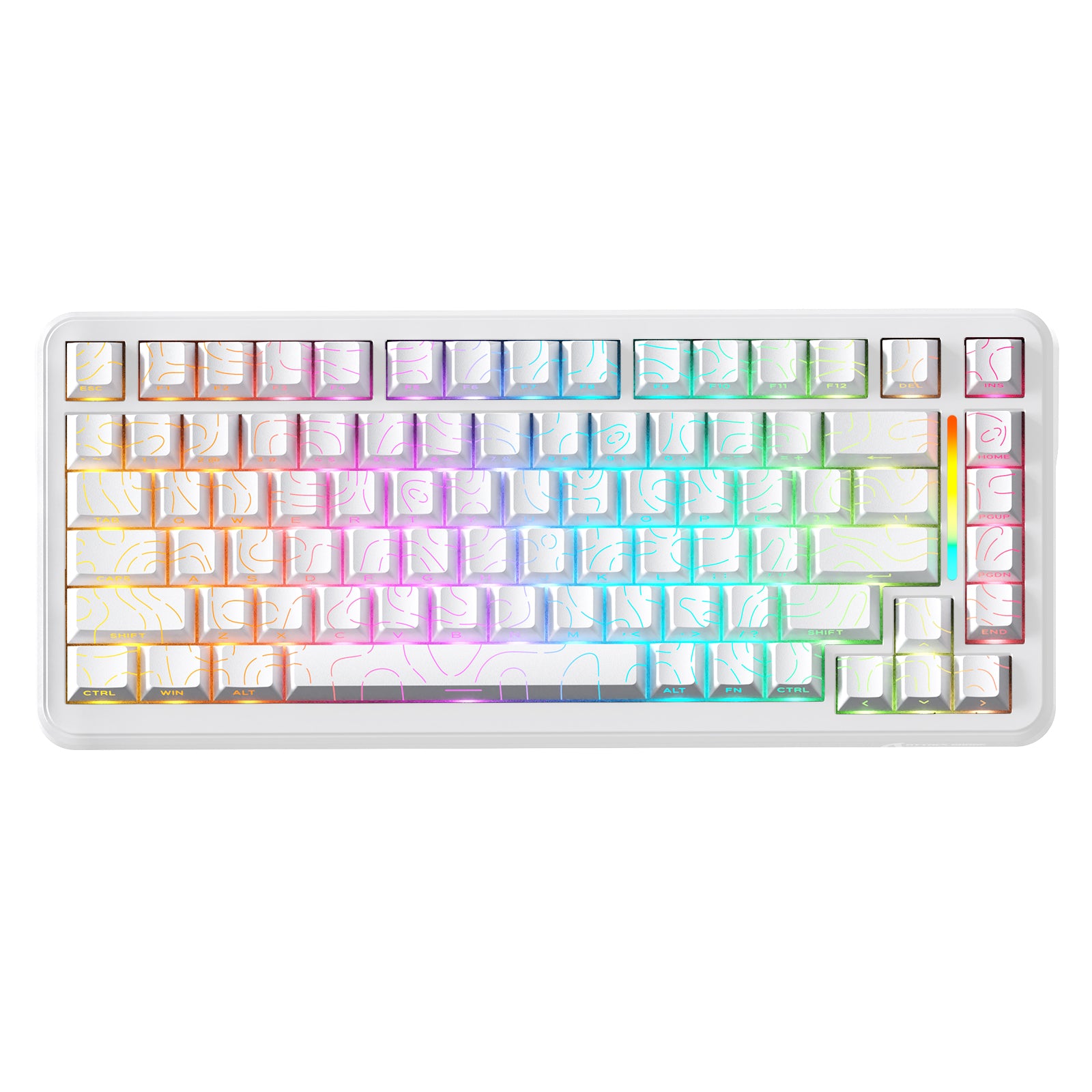 ATTACK SHARK X82PRO HE Draadloos Rapid Trigger Gaming Toetsenbord Magnetische Schakelaar