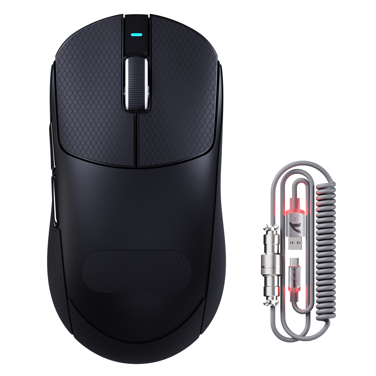 ATTACK SHARK X8 PLUS draadloze gamingmuis met drie modi en C06 ULTRA-kabel