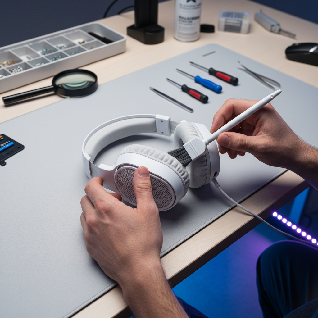 Preserving Audio Clarity: Cleaning Drivers and Earcup Mesh