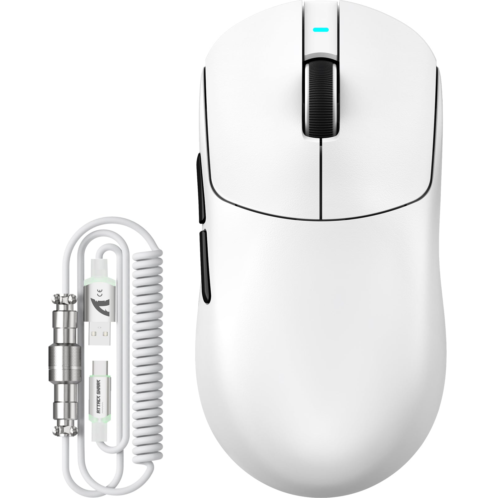 ATTACK SHARK X8PLUS Tri-mode Wireless Gaming Mouse With C06 ULTRA Cable