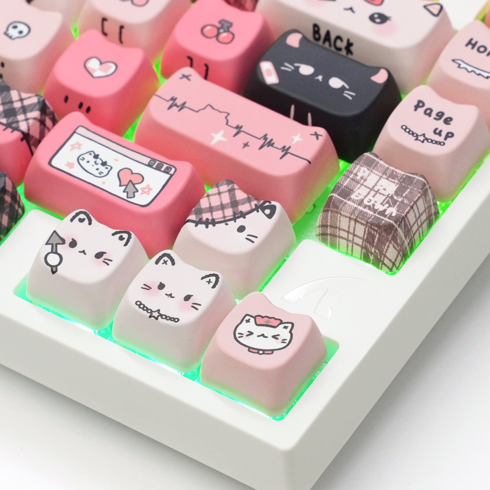 ATTACK SHARK SK05 118/119 toetsen, PBT-keycaps, MOA, ANSI