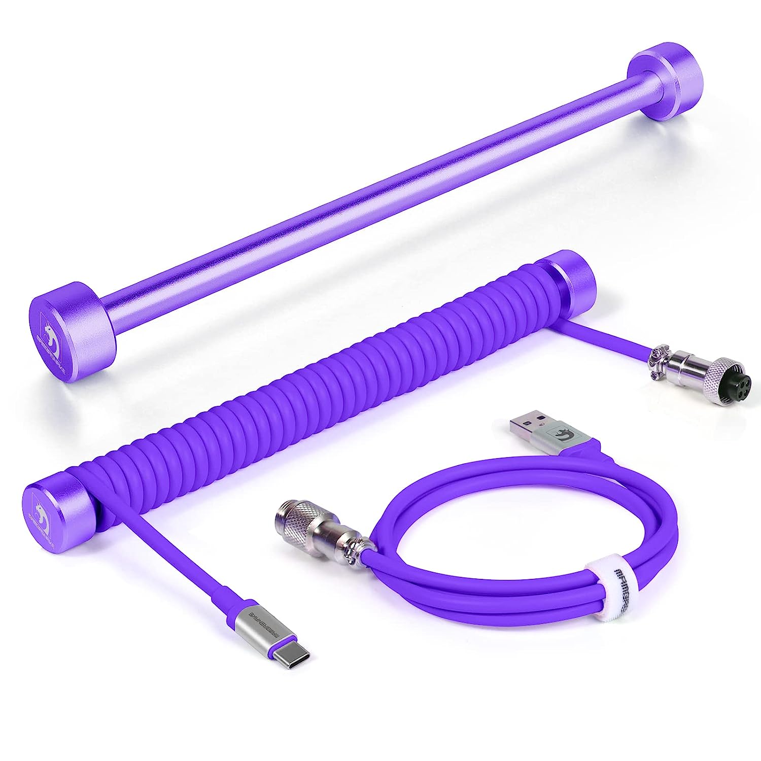 ATTACK SHARK RC01 Aangepaste Oprolstok voor Opgerolde USB C Kabel