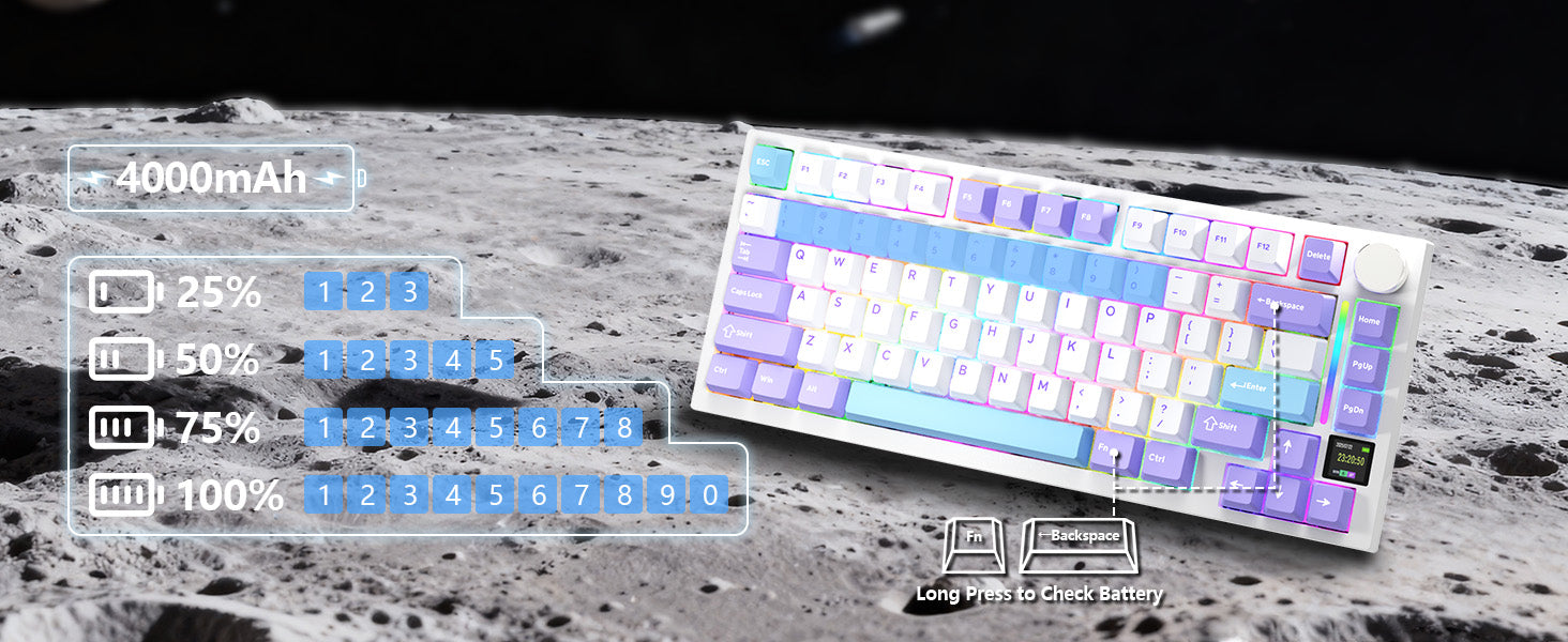 ATTACK SHARK X820Ultra Tri-mode Gasket Mechanical Keyboard