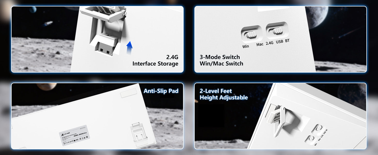 ATTACK SHARK X820Ultra Tri-mode Gasket Mechanical Keyboard