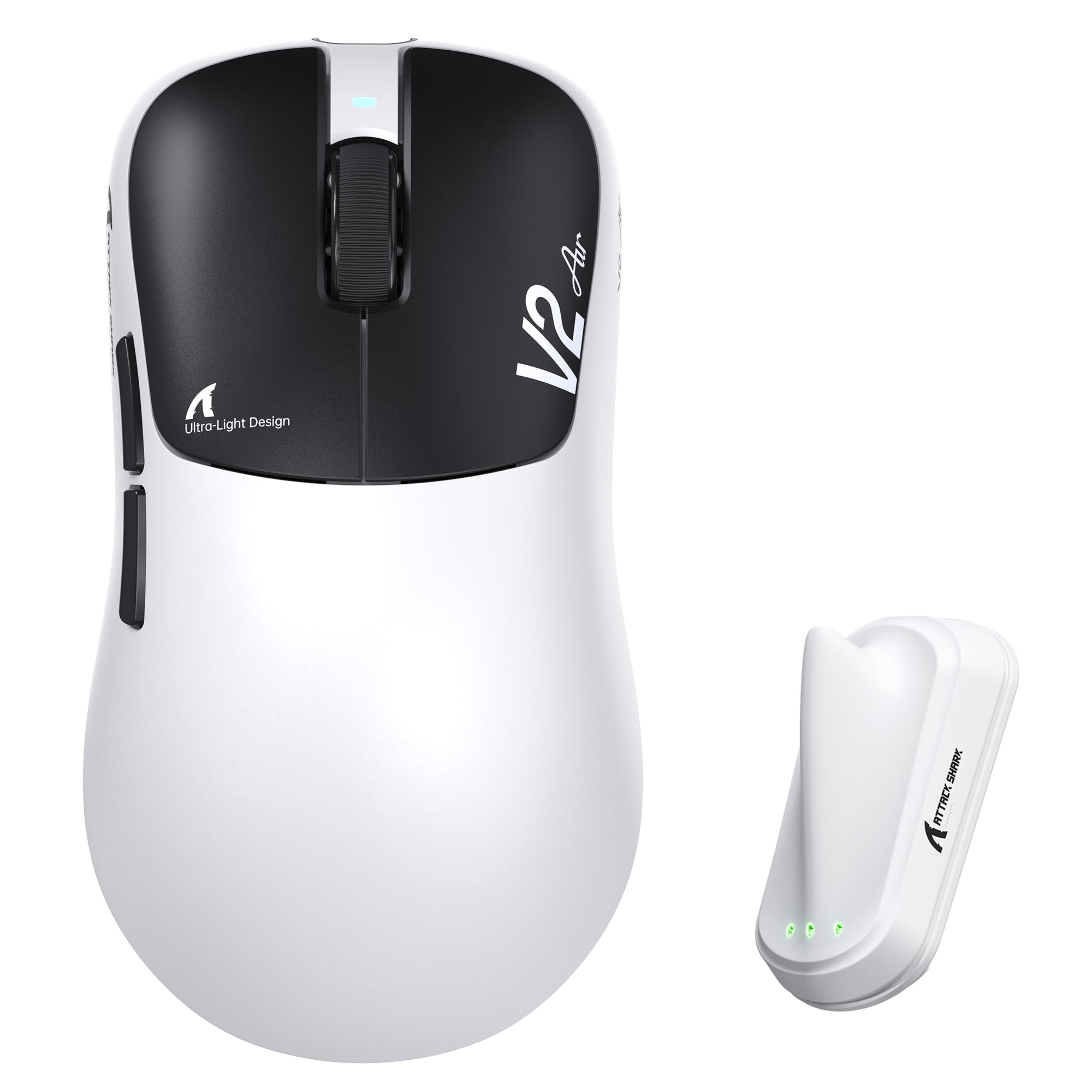 ATTACK SHARK V2 AIR PAW3955MAX ergonomische draadloze gamingmuis
