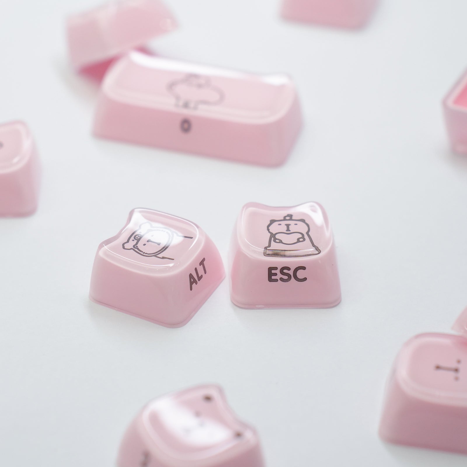 ATTACK SHARK SK05 118/119 toetsen, PBT-keycaps, MOA, ANSI