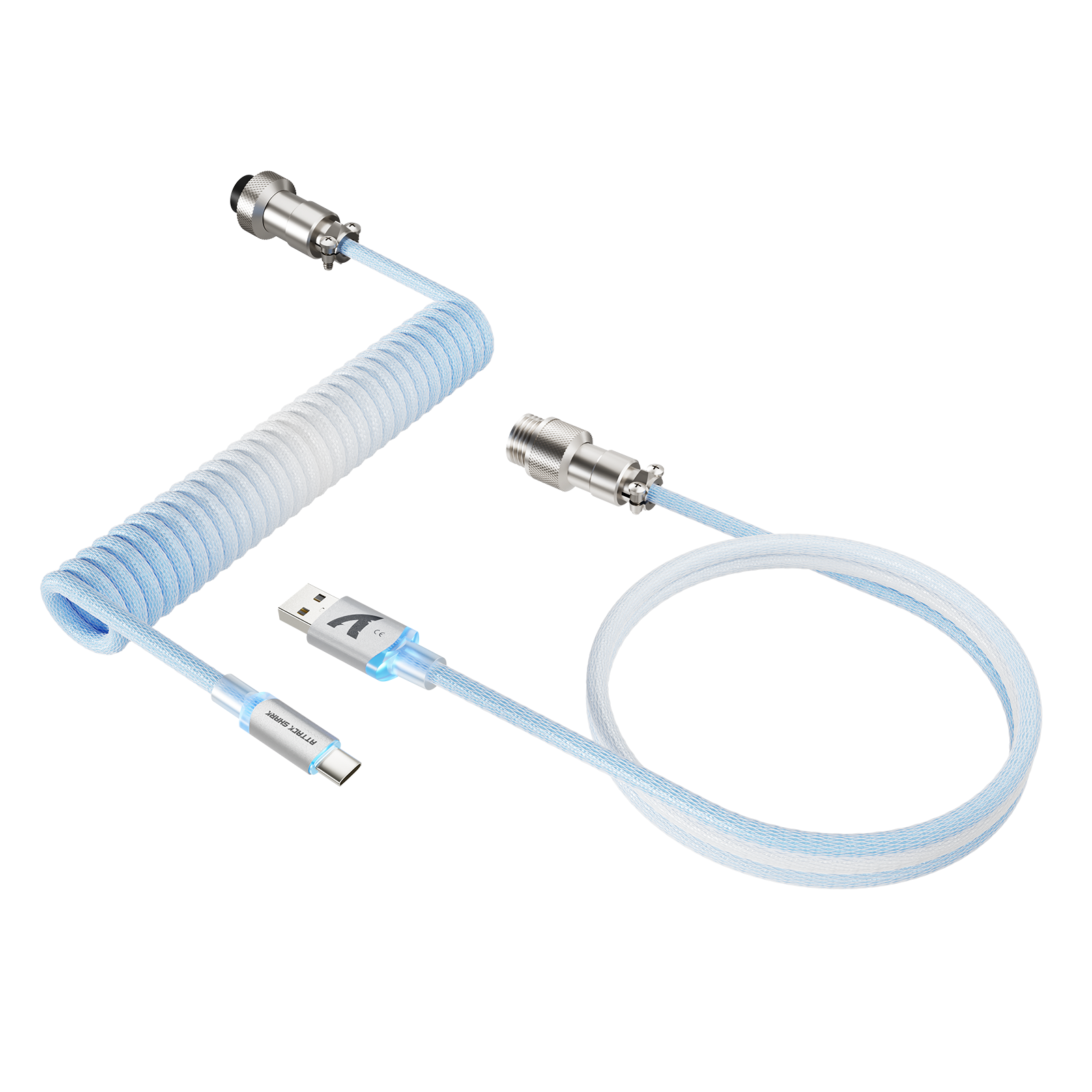 ATTACK SHARK C01ULTIMATE Gevlochten Kabel voor 8KHz Magnetisch Toetsenbord