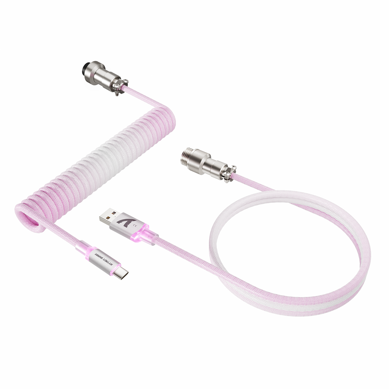ATTACK SHARK C01ULTIMATE Opgerolde Kabel voor 8KHz Magnetisch Toetsenbord