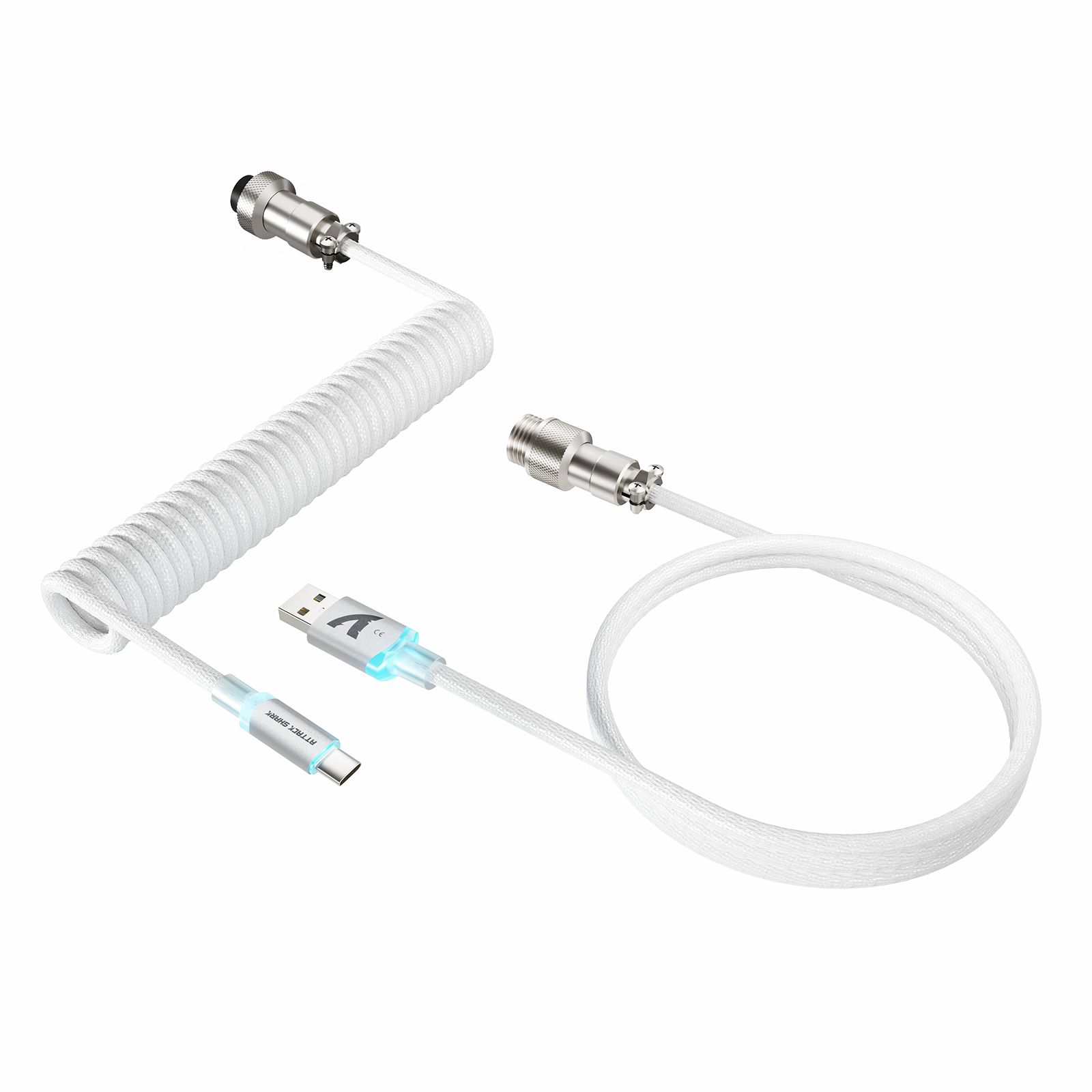 ATTACK SHARK C01ULTIMATE Opgerolde Kabel voor 8KHz Magnetisch Toetsenbord