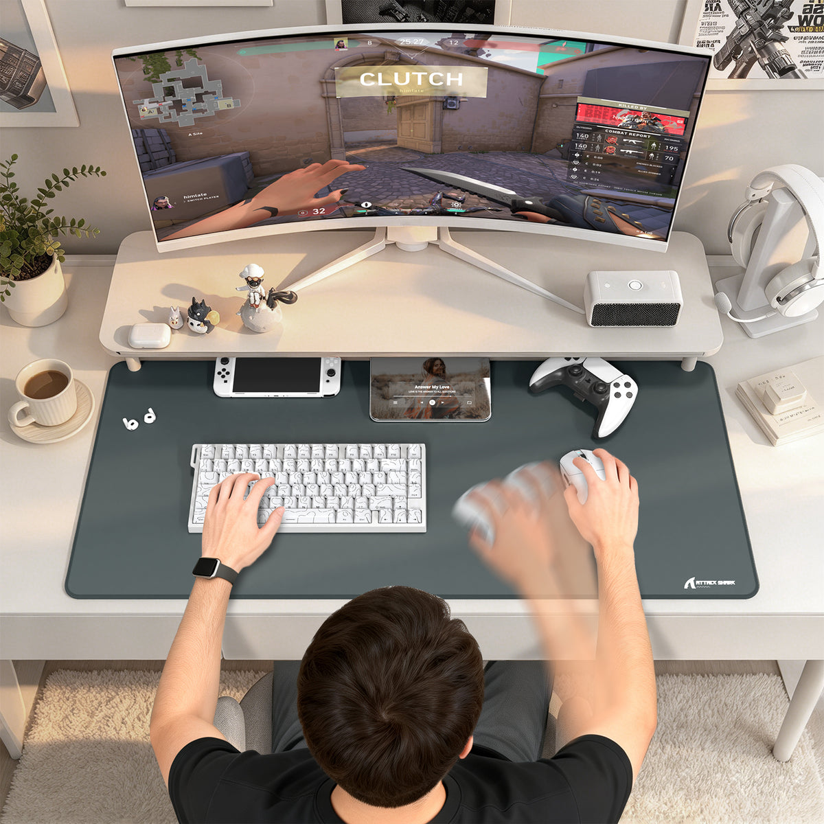 ATTACK SHARK CM02PRO eSport Gaming Muismat (900x400x4 MM)