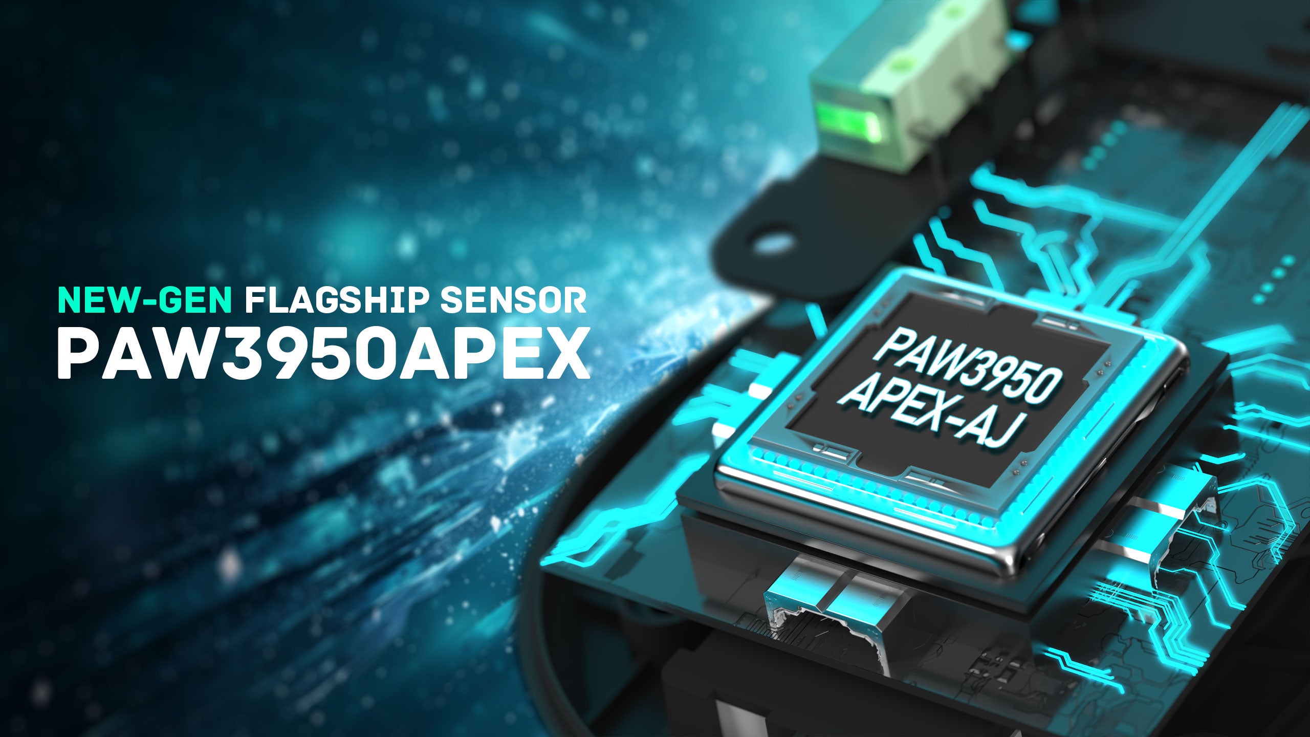 ATTACK SHARK x AJAZZ AJ159 APEX PAW3950 Triple Mode Gaming Muis 8K