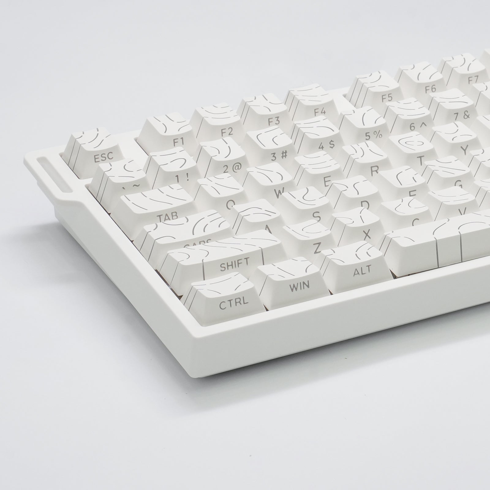 ATTACK SHARK SK06 135 toetsen, doorschijnende keycaps, ANSI/ISO