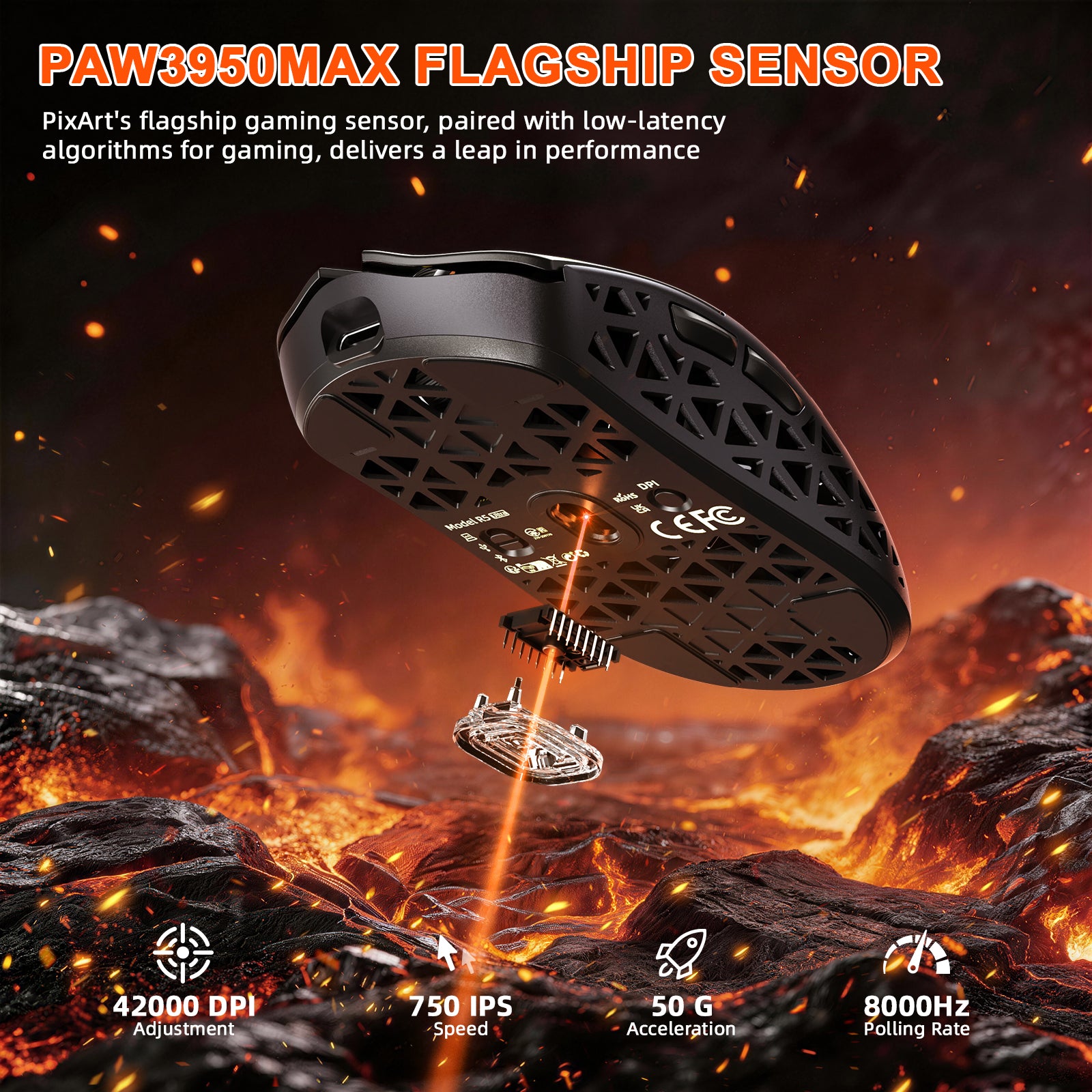 ATTACK SHARK R68 HE & R5 ULTRA Carbon Fiber Gaming Bundel