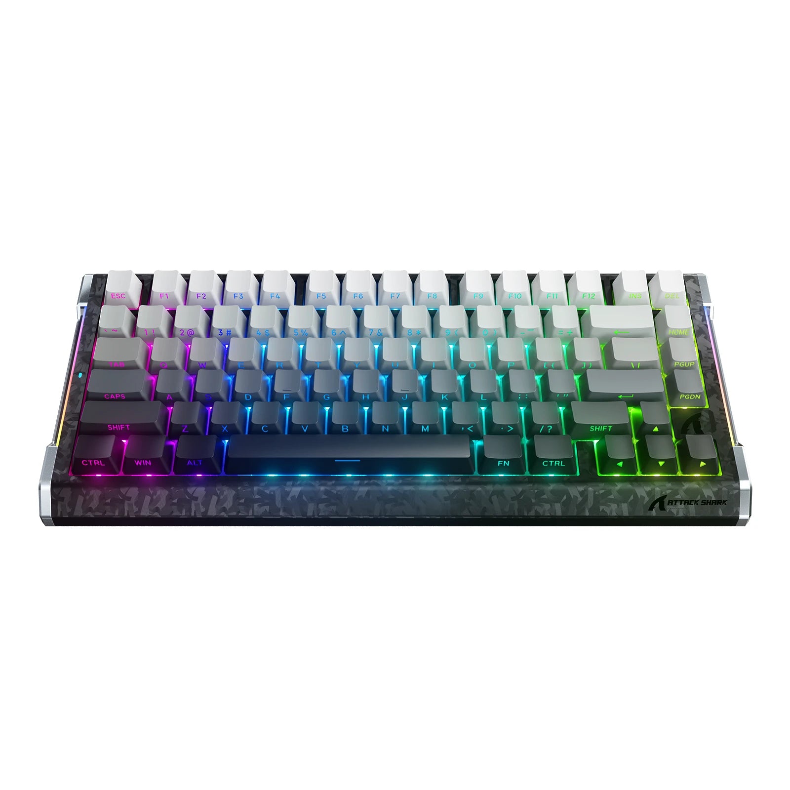 ATTACK SHARK R86 HE-toetsenbord met koolstofvezel, snelle trigger en magnetische schakelaars