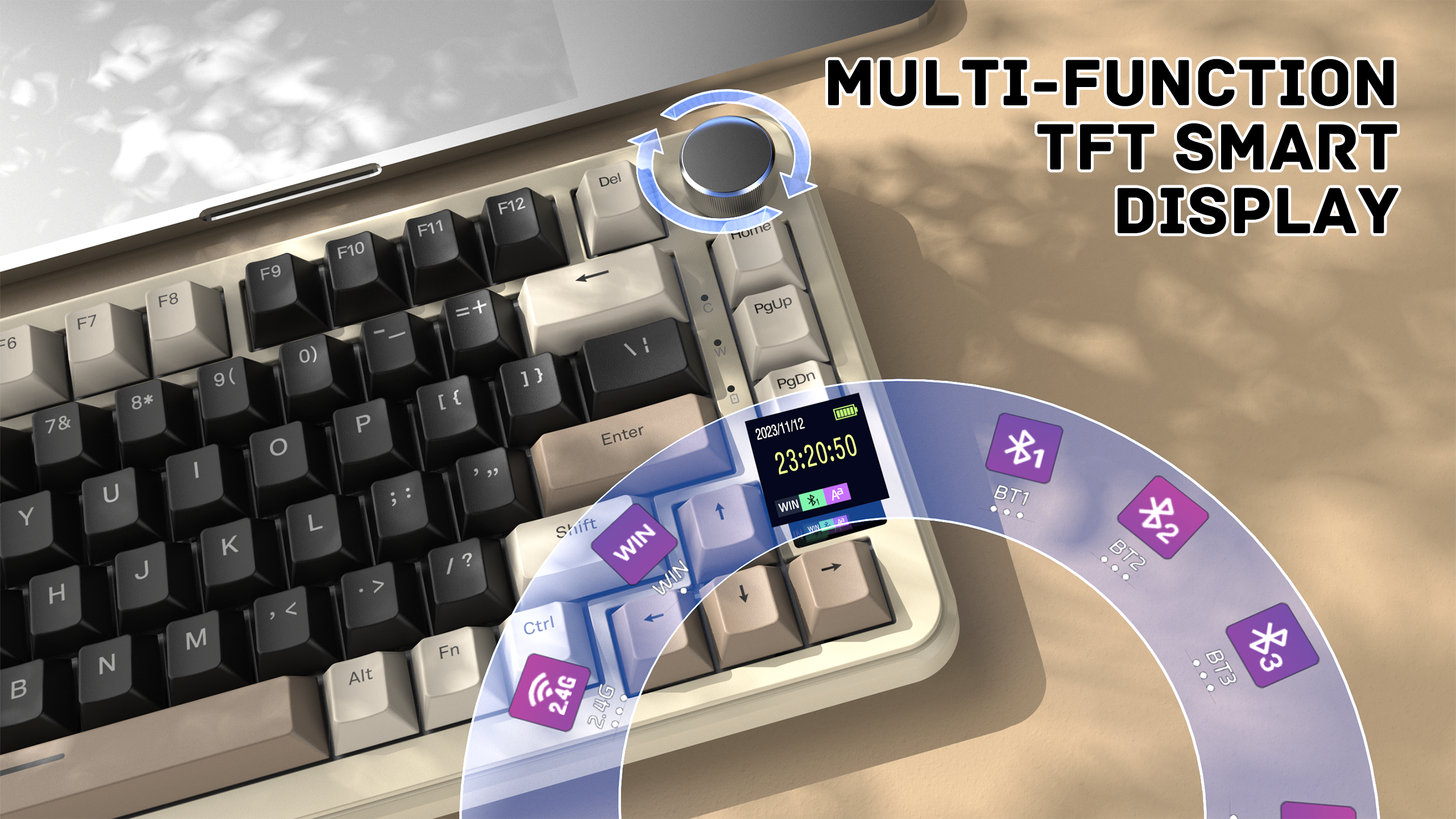 ATTACK SHARK X85PRO Tri-mode Gasket Mechanical Keyboard